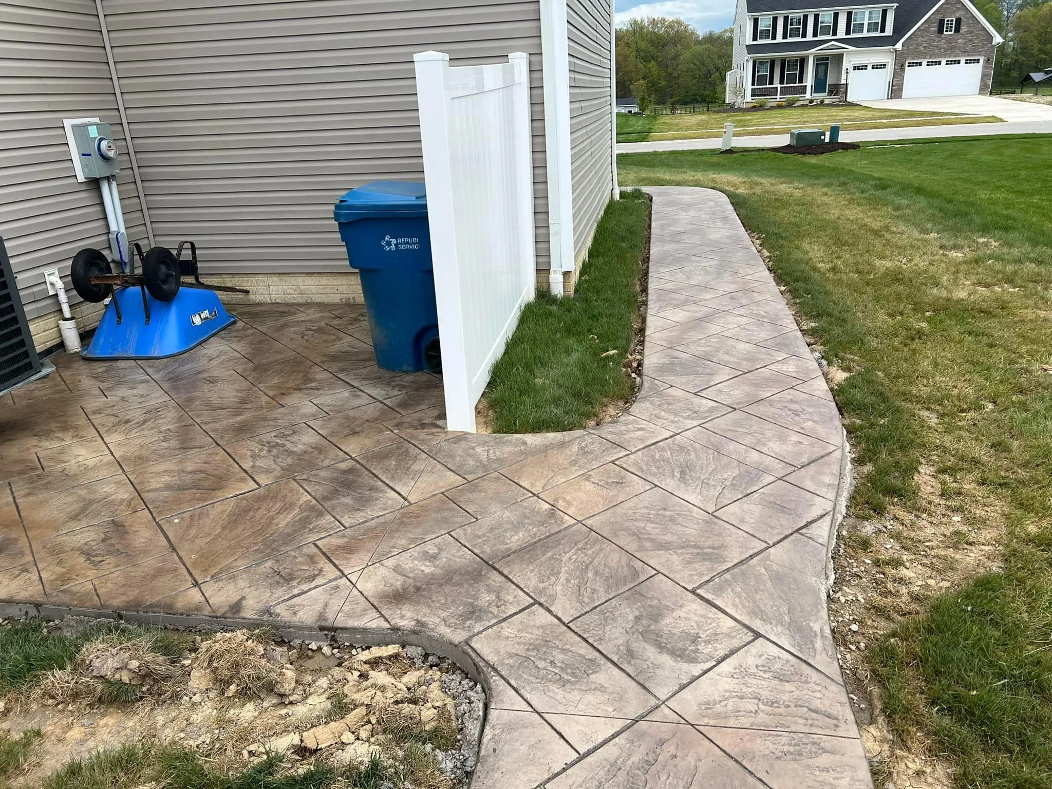 Stamped Concrete for CK Concrete in Lorain, OH