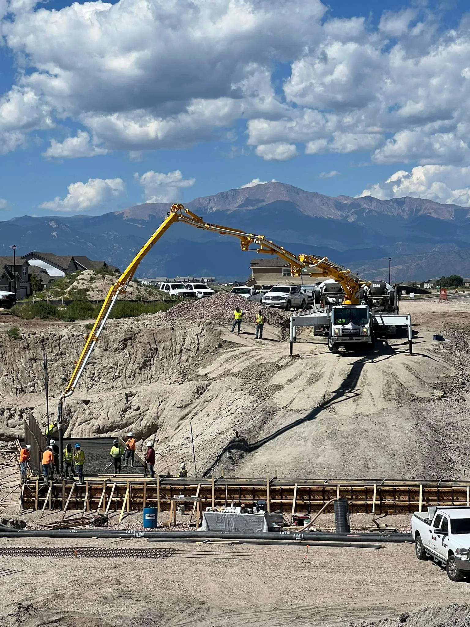 Residential Concrete Pumping for Smelker Concrete Pumping in Colorado Springs, Colorado