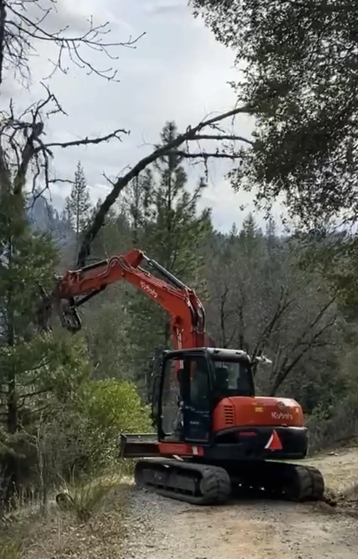Land Clearing & Grinding for Home Hardening Solutions Inc. in Nevada County, CA