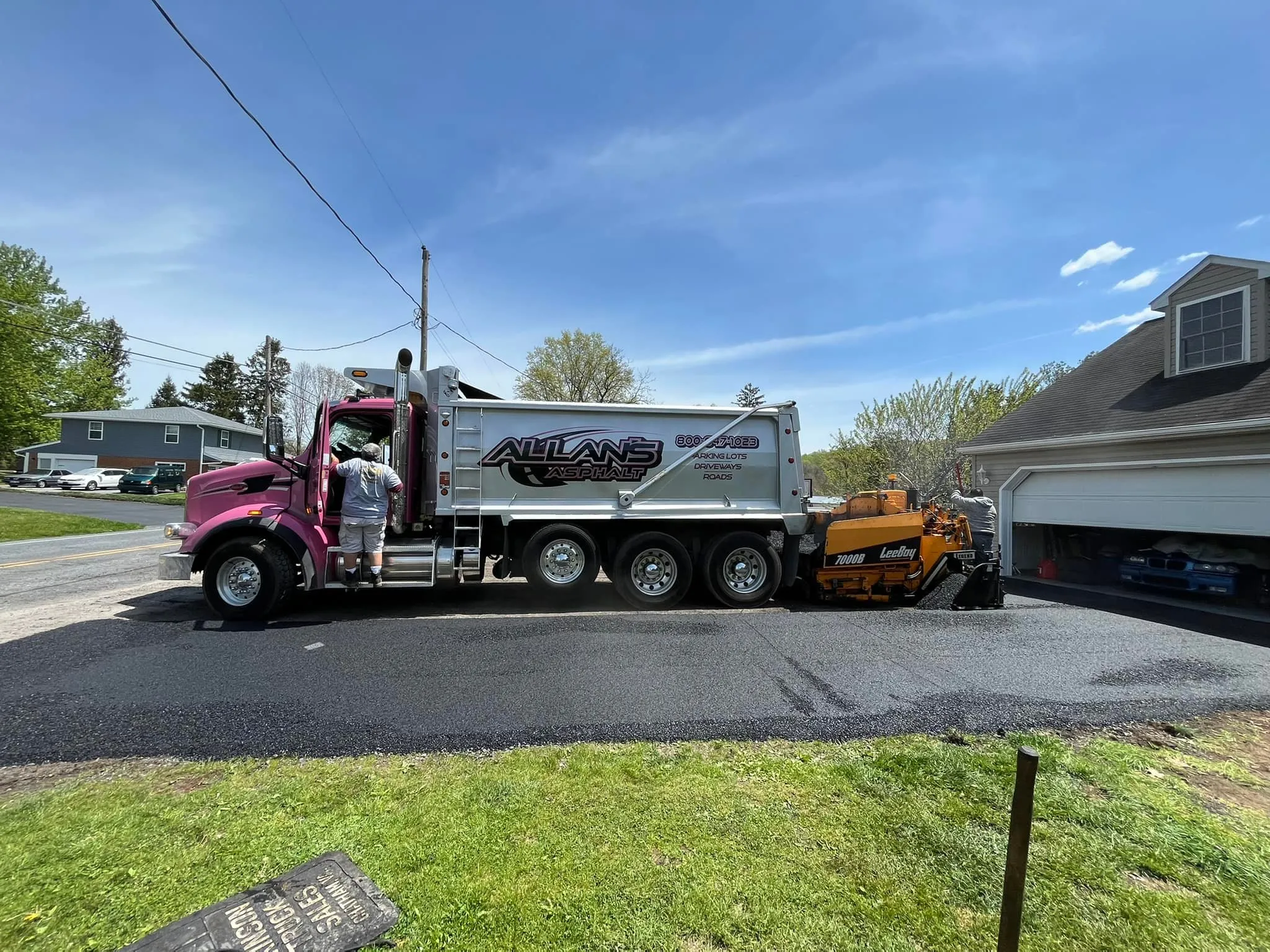 Driveway Installation for Allan's Asphalt in Reading, Pennsylvania