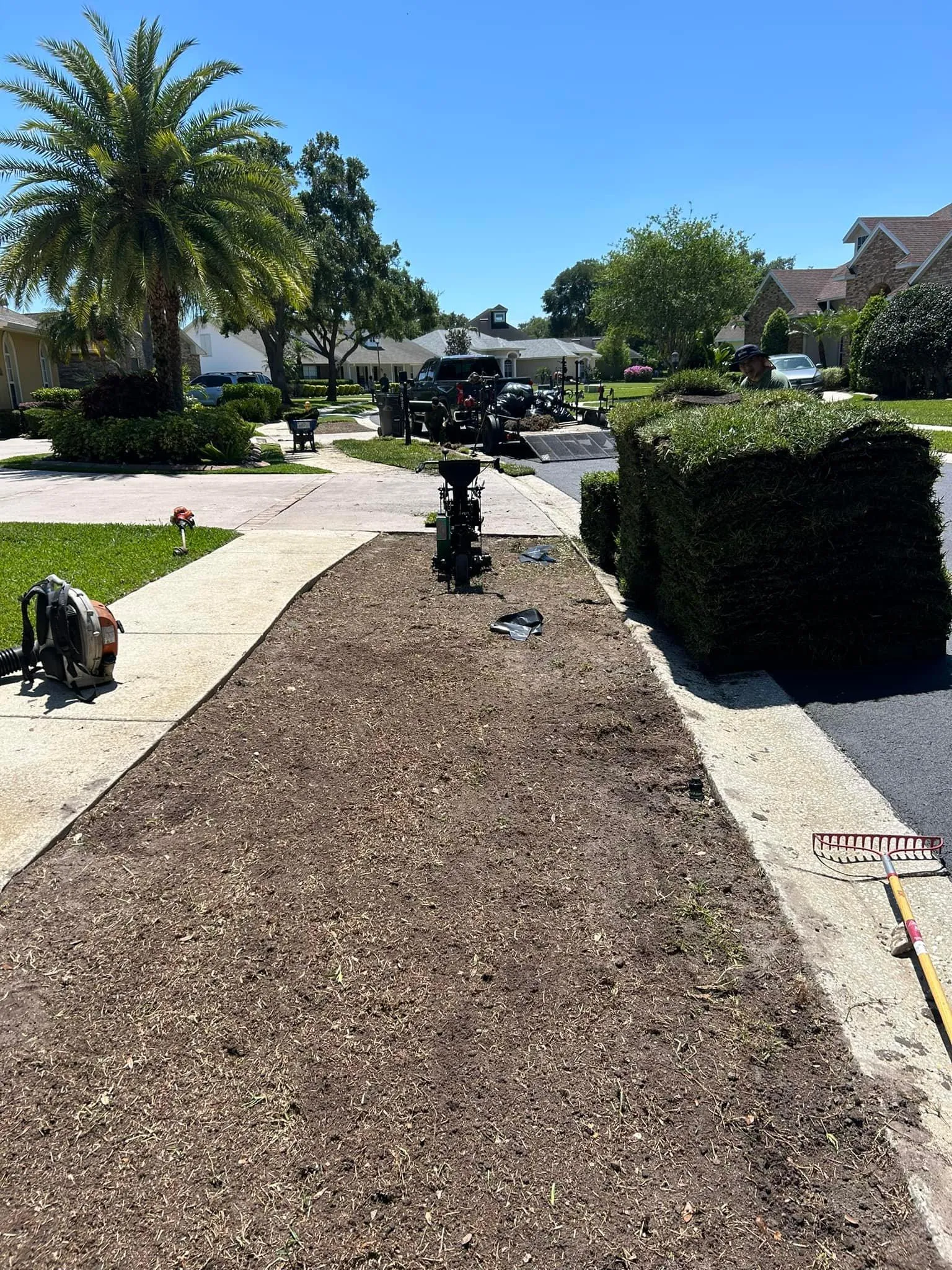 Fall and Spring Clean Up for Estrada All Pro Lawn Service in Auburndale, Florida