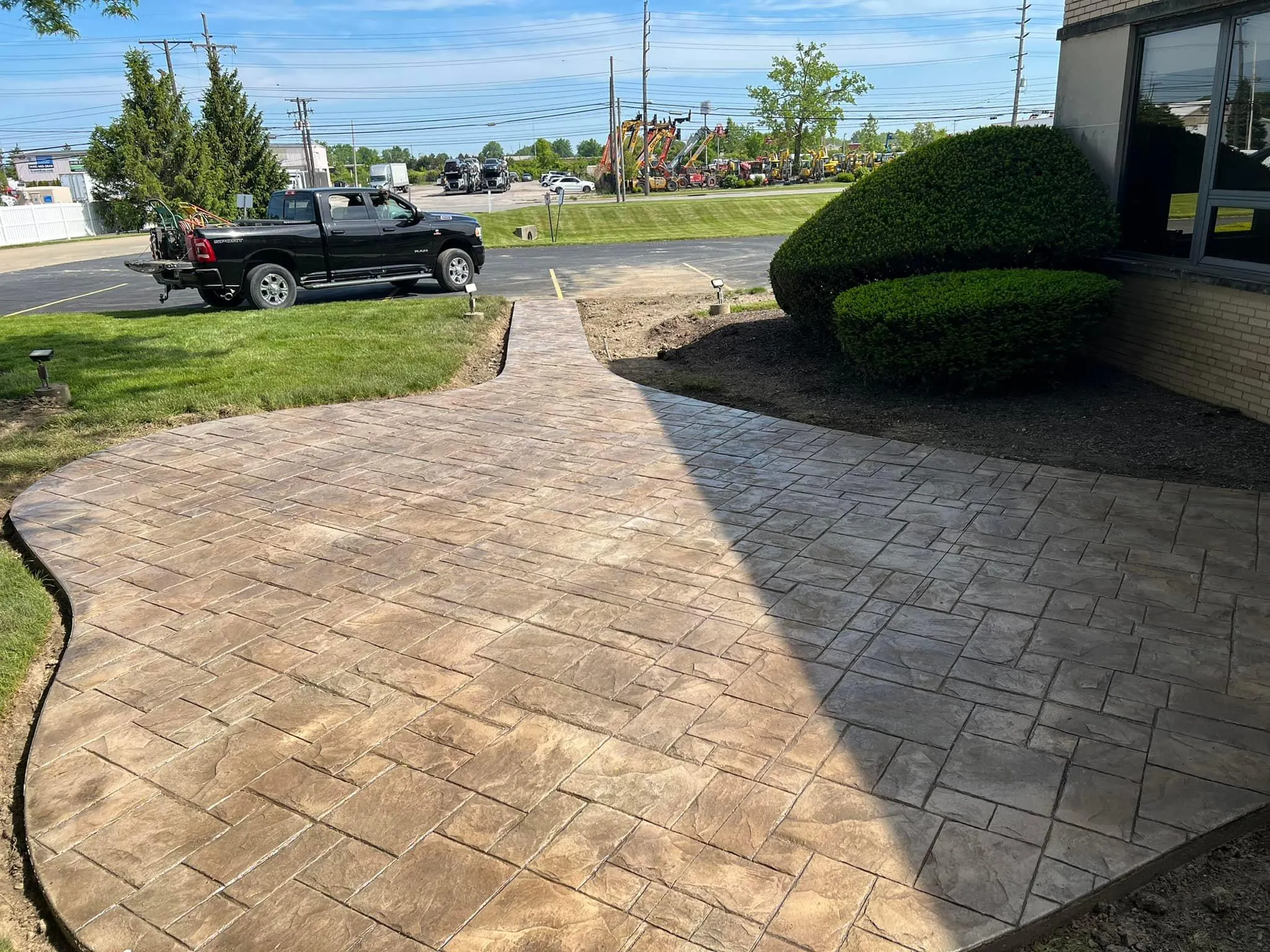 Stamped Concrete for CK Concrete in Lorain, OH