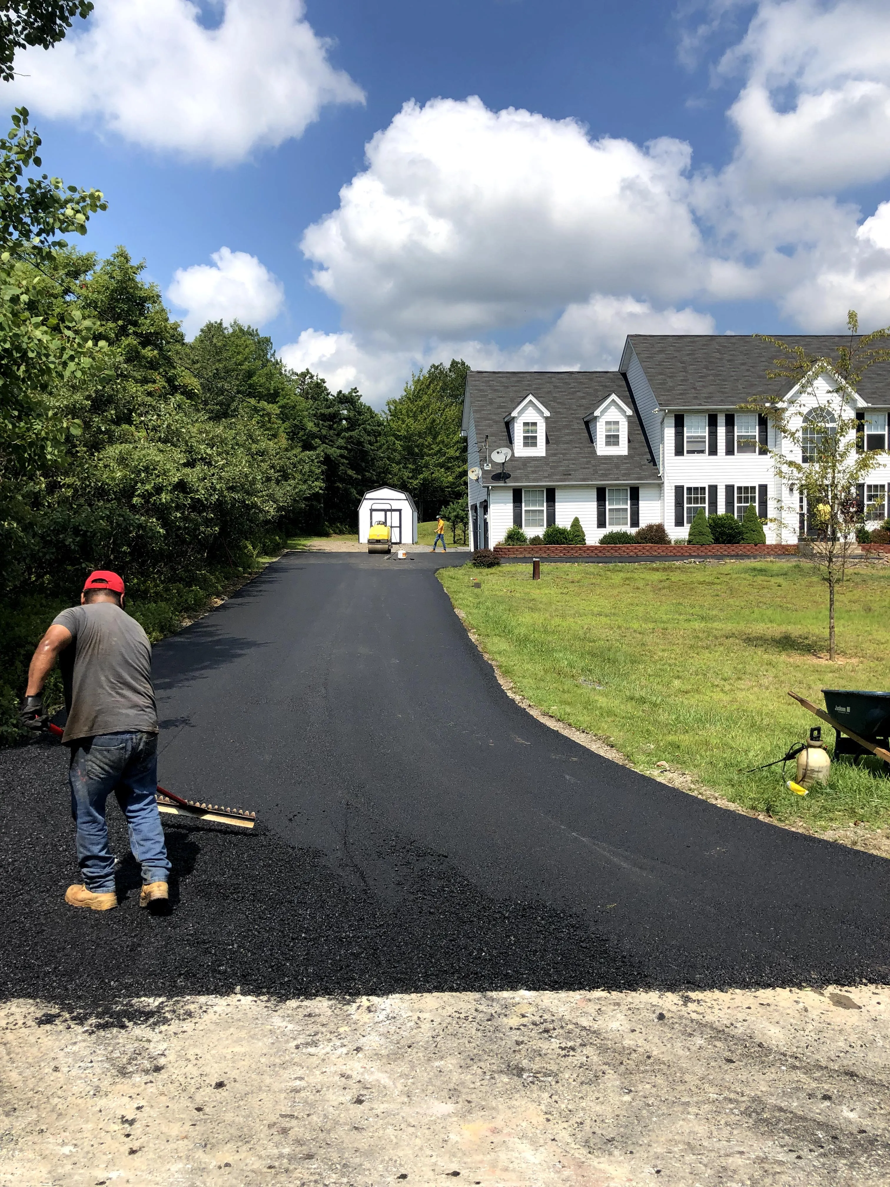 Driveway Installation for Allan's Asphalt in Reading, Pennsylvania