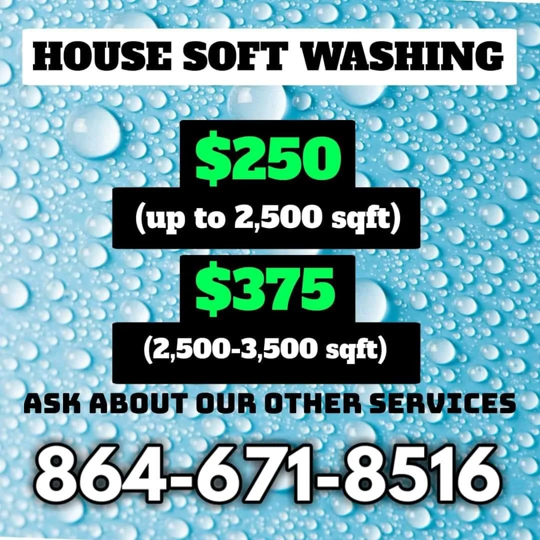 Pressure Washing Soft Washing in Upstate SC