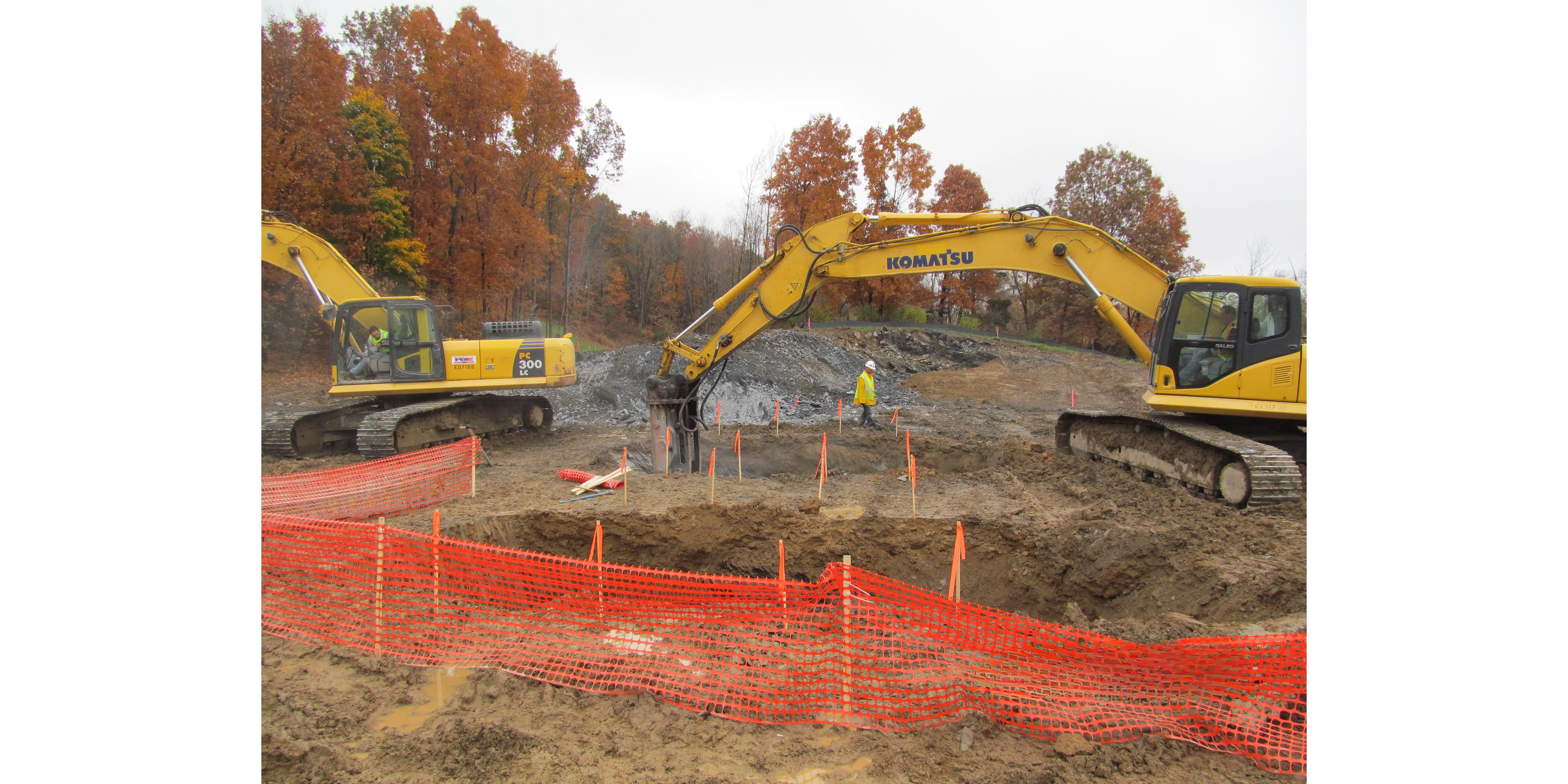 Excavating for Sneider & Sons, LLC in Wantage, New Jersey