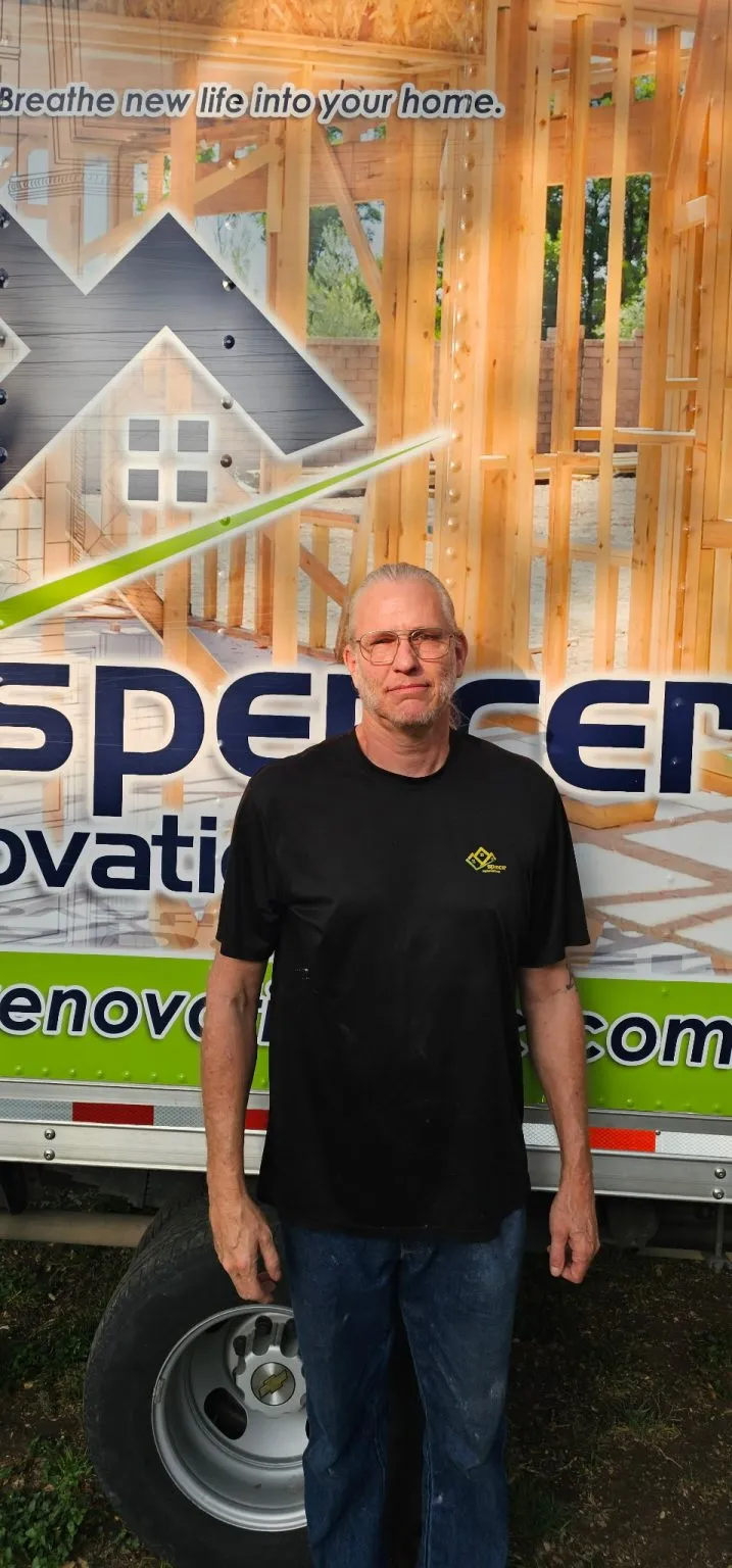 Greg McBride at Spencer Renovations Inc. in Selma, TX