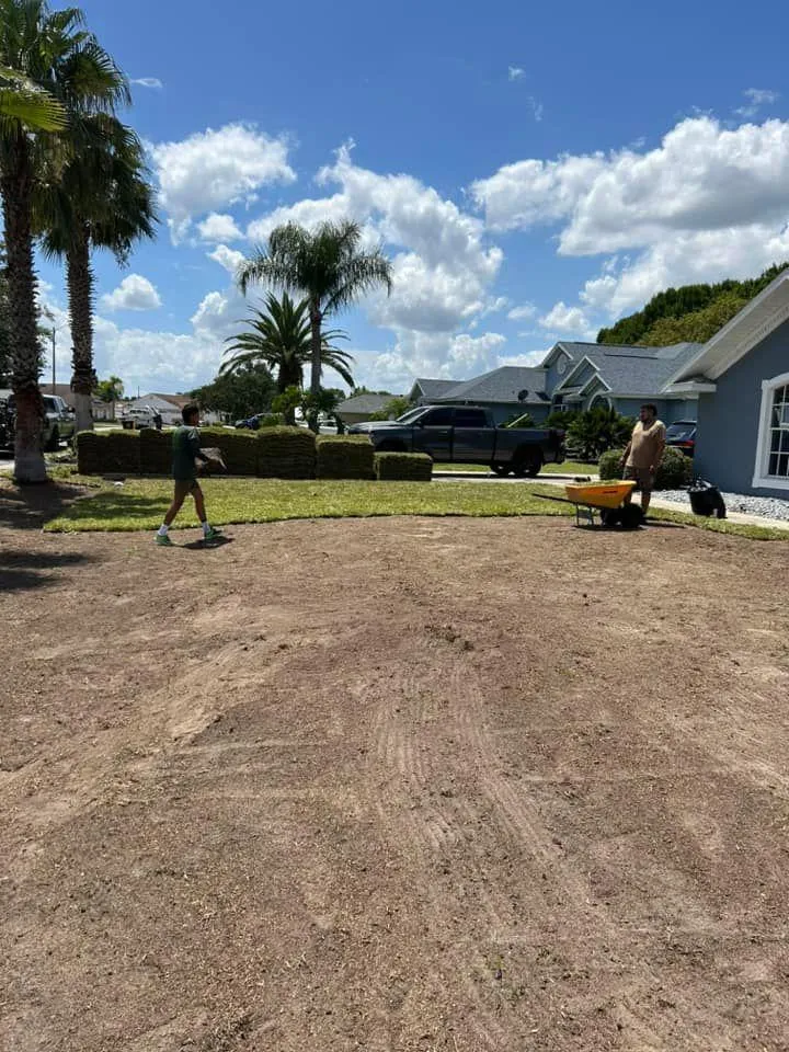 Fall and Spring Clean Up for Estrada All Pro Lawn Service in Auburndale, Florida