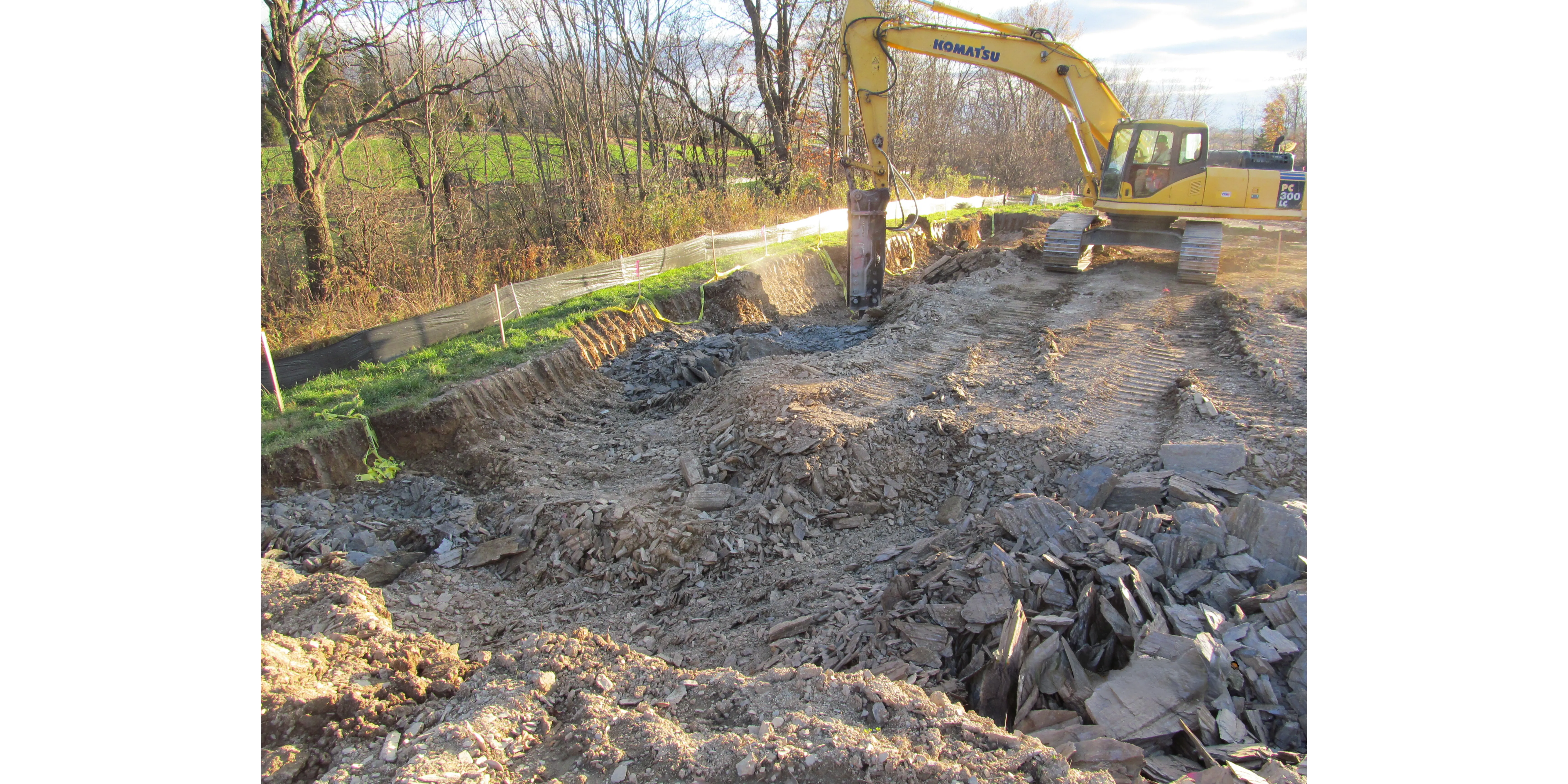 Excavating for Sneider & Sons, LLC in Wantage, New Jersey