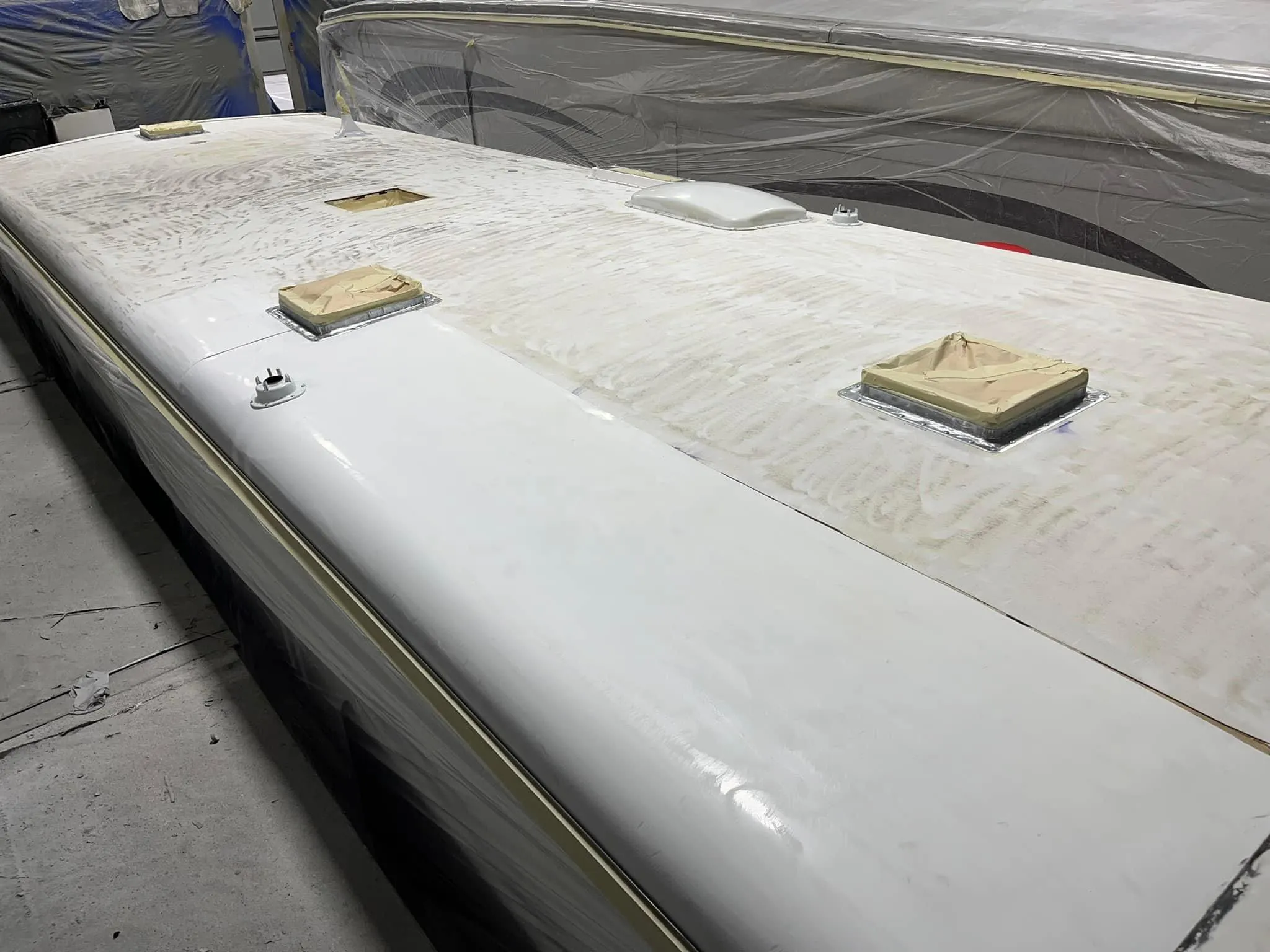 FlexArmor Application for RV Roof Oklahoma in Oklahoma City, OK