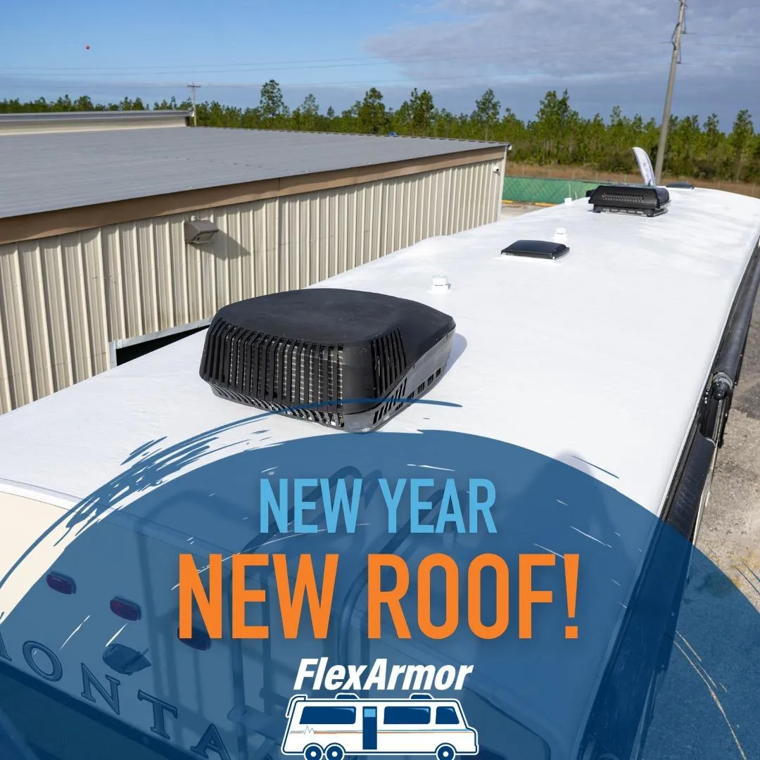 FlexArmor Application for RV Roof Oklahoma in Oklahoma City, OK