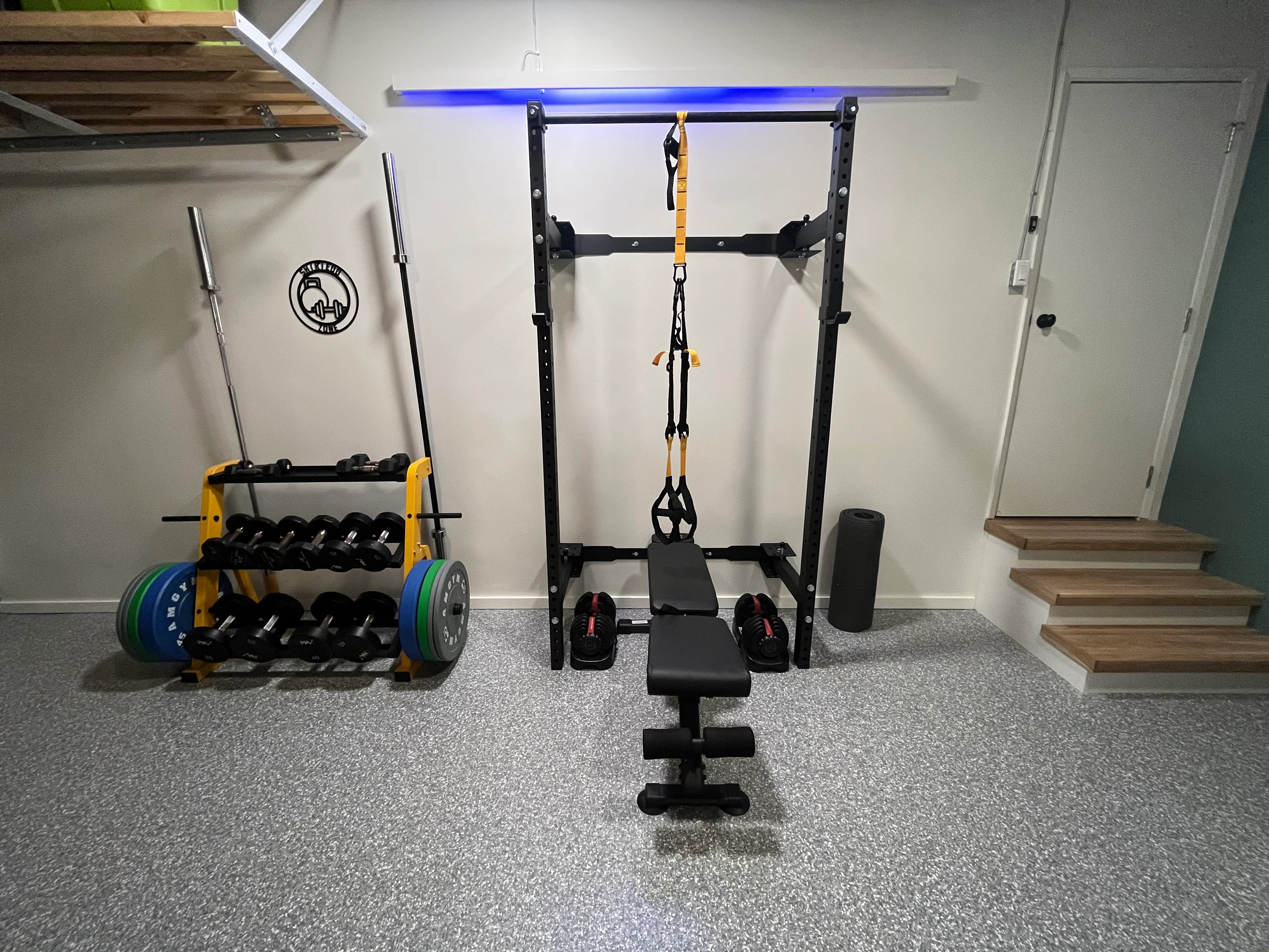 Garage Gym Design & Build for Beachside Interiors in Newport Beach, CA