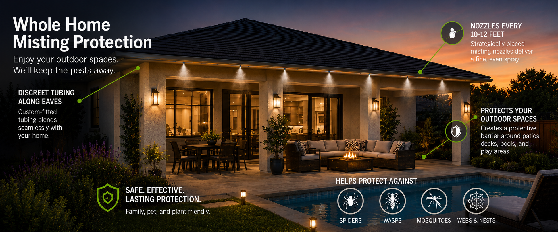 Misting Systems for Stonecreek Solutions in Addison, TX