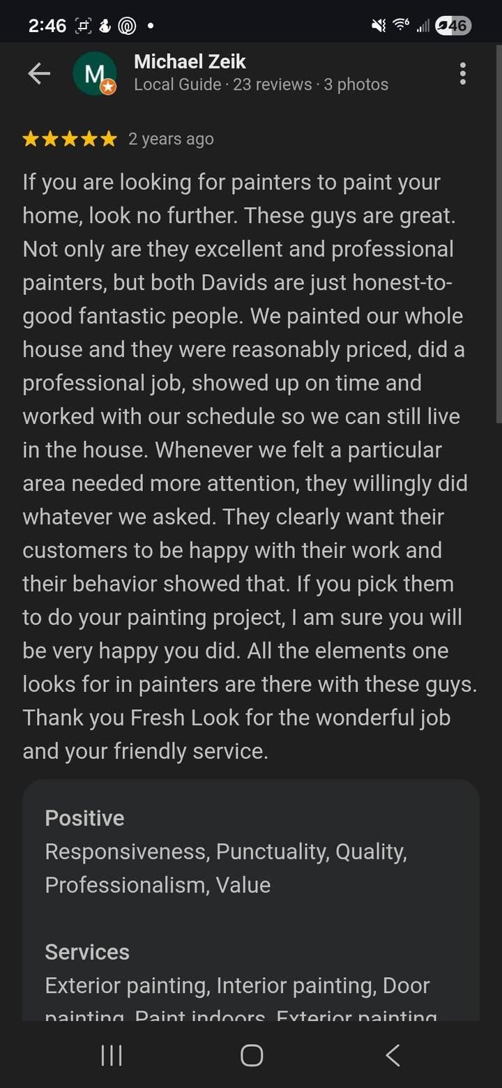 All Photos for Freshlook Painting LLC in Springfield, PA