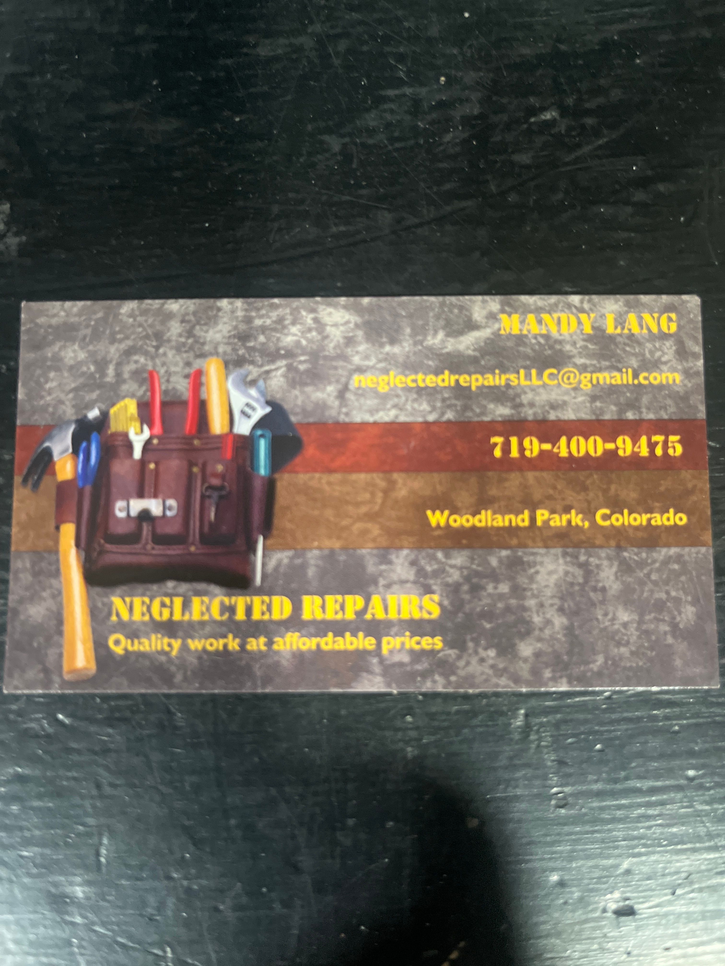  for Neglected Repairs in Woodland Park, CO