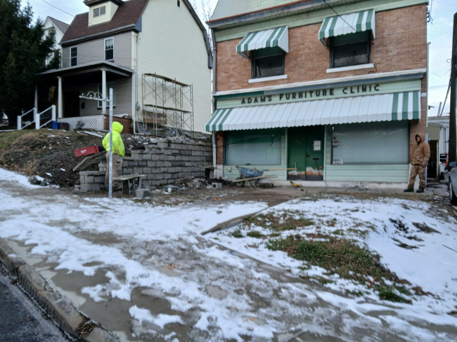 Retaining Wall  for Joseph Little Home Improvements in Pittsburgh, PA