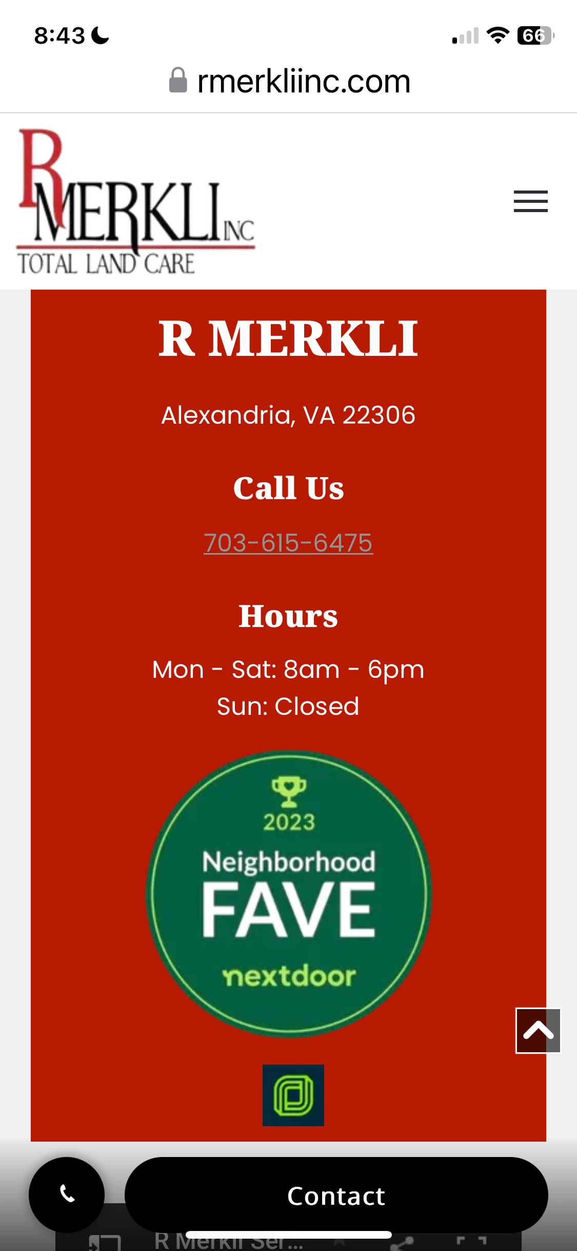  for R Merkli Inc. in Mount Vernon , VA
