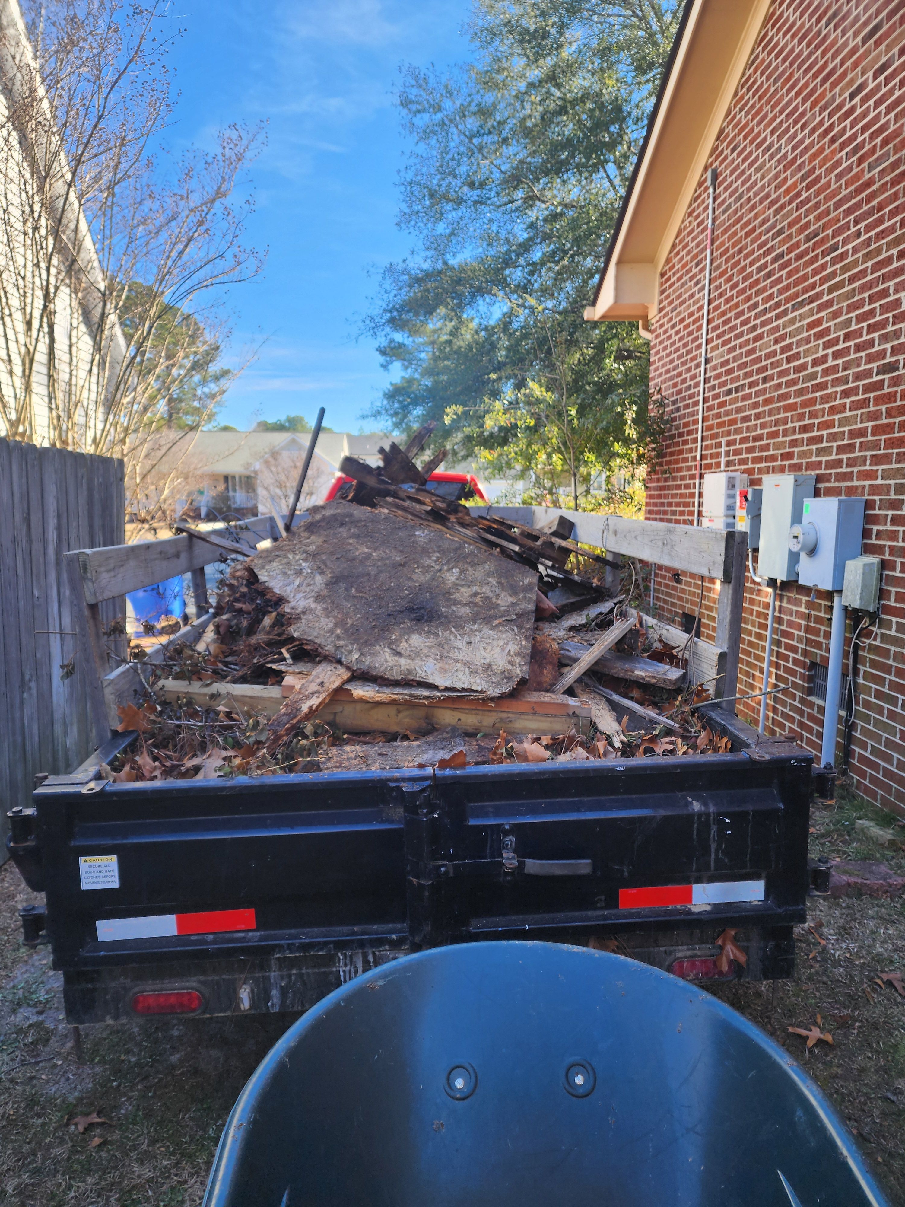 Dump Trailer for South Montanez Lawn Care in Fayetteville, NC