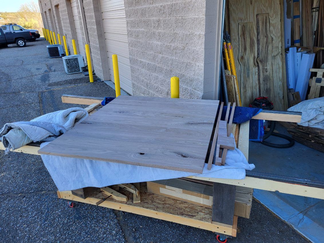 Walnut table for S P Young Construction in Wickenburg, AZ