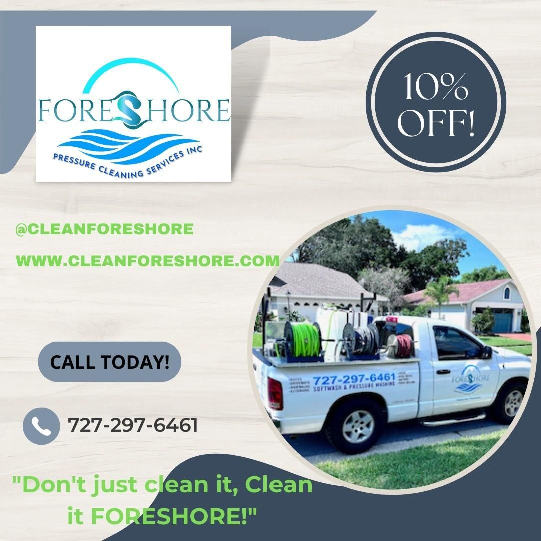  for Foreshore Pressure Cleaning Services Inc in Holiday, FL