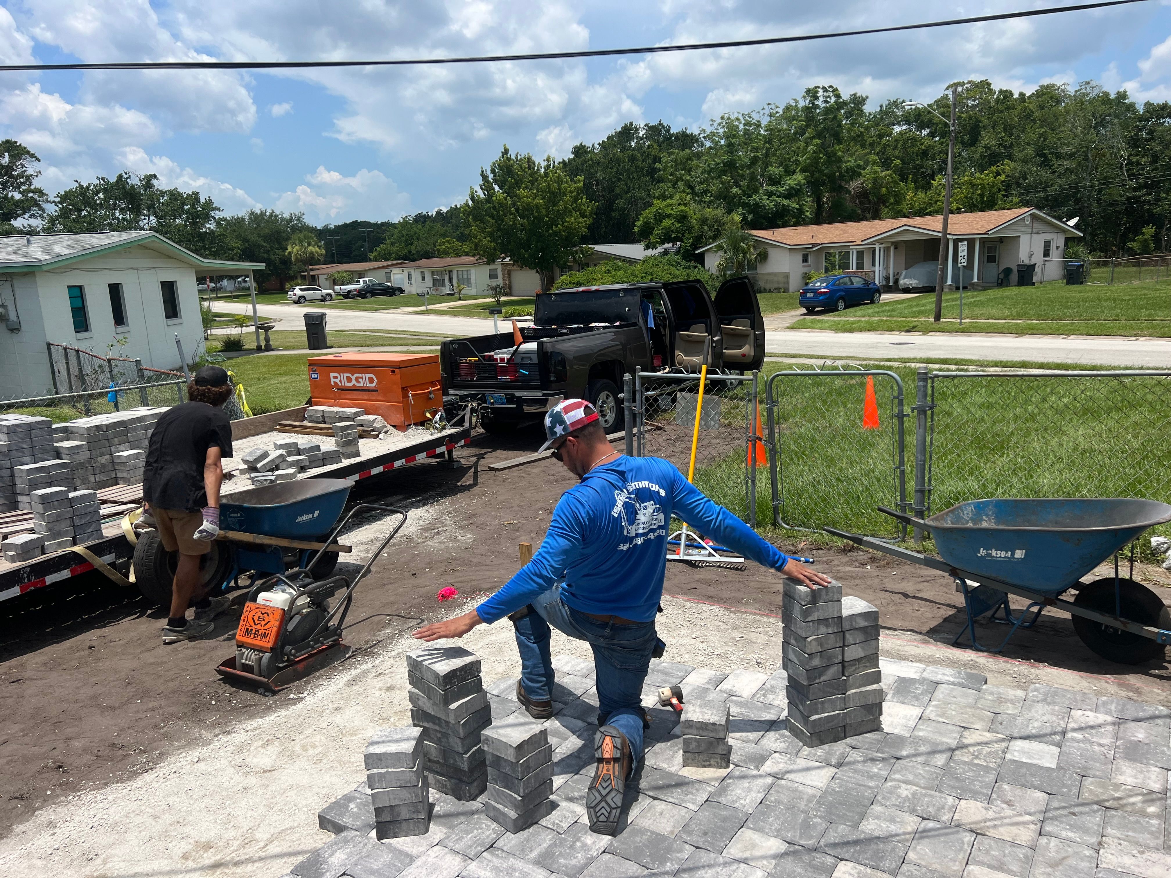 Full scale landscape designing and installations for Isaiah Simmons Construction and Landscaping LLC in Brevard County, Florida