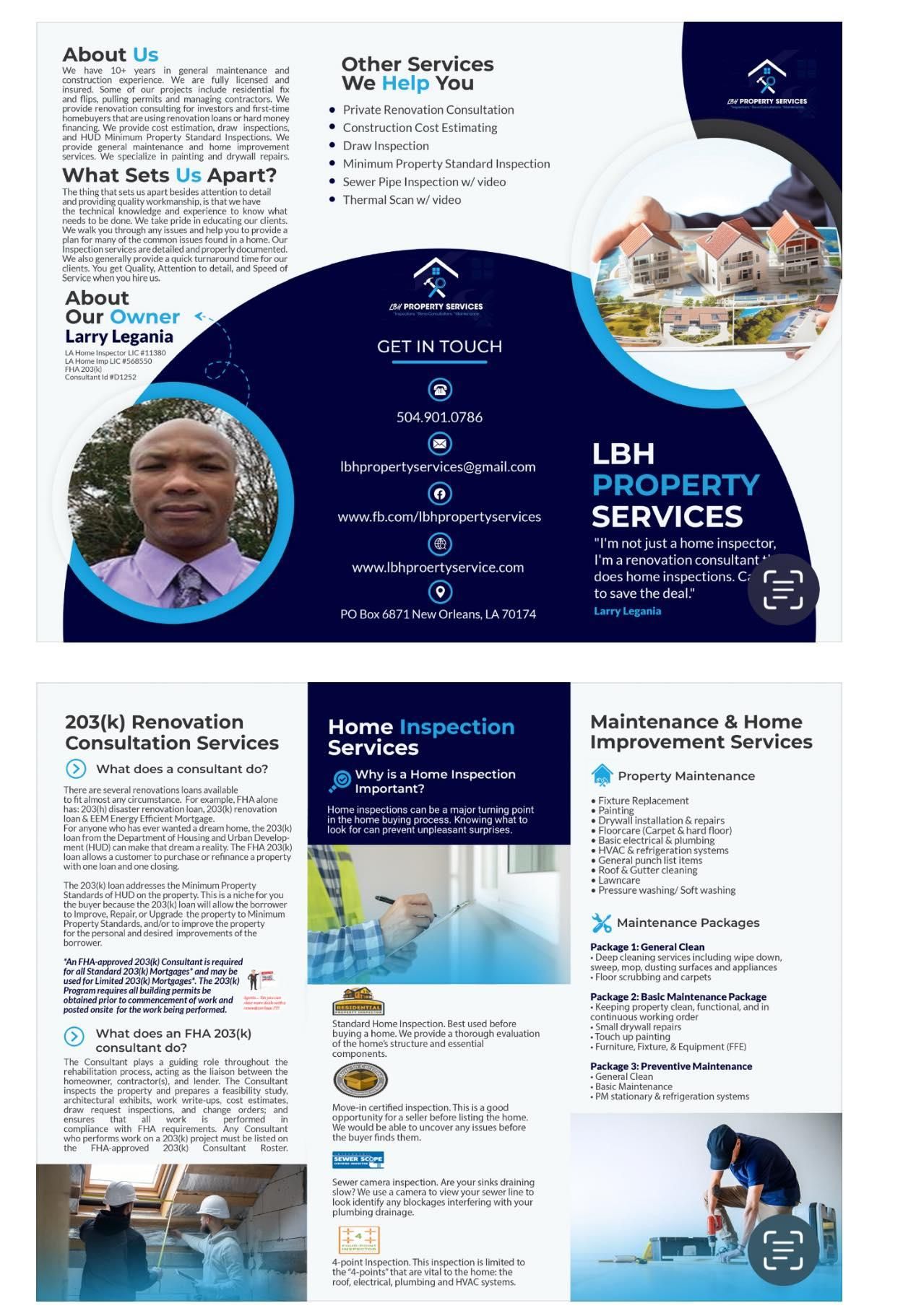  for LBH Property Services in New Orleans, LA