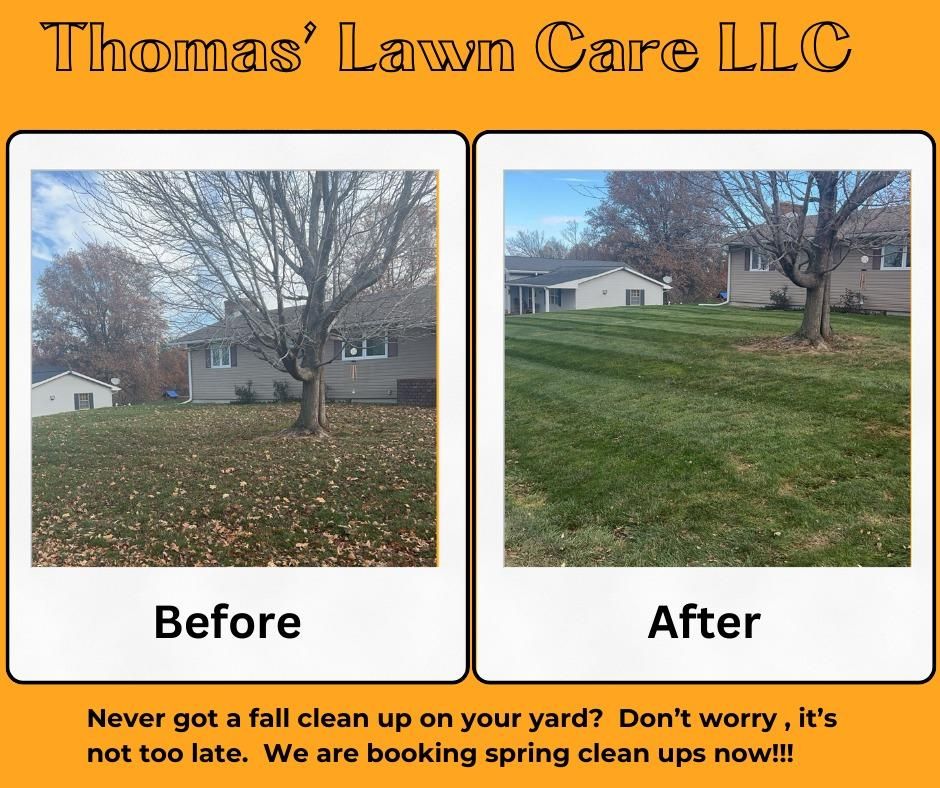  for Thomas' Lawn Care in Maryville, MO