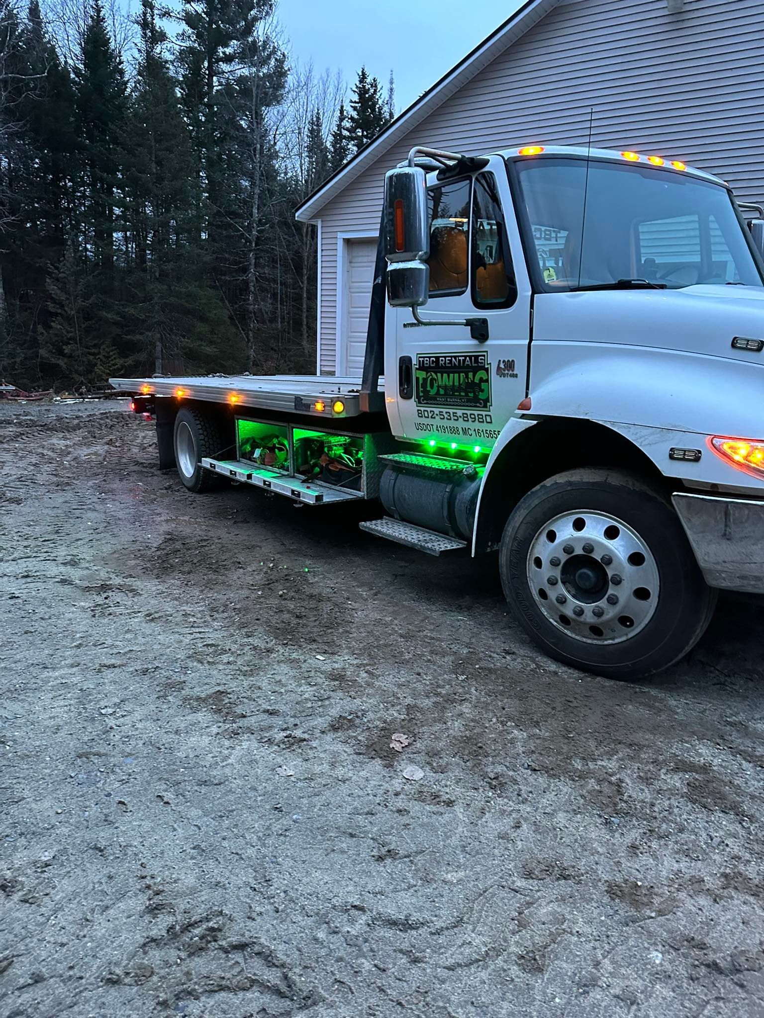  for TBC Towing in Burke, VT