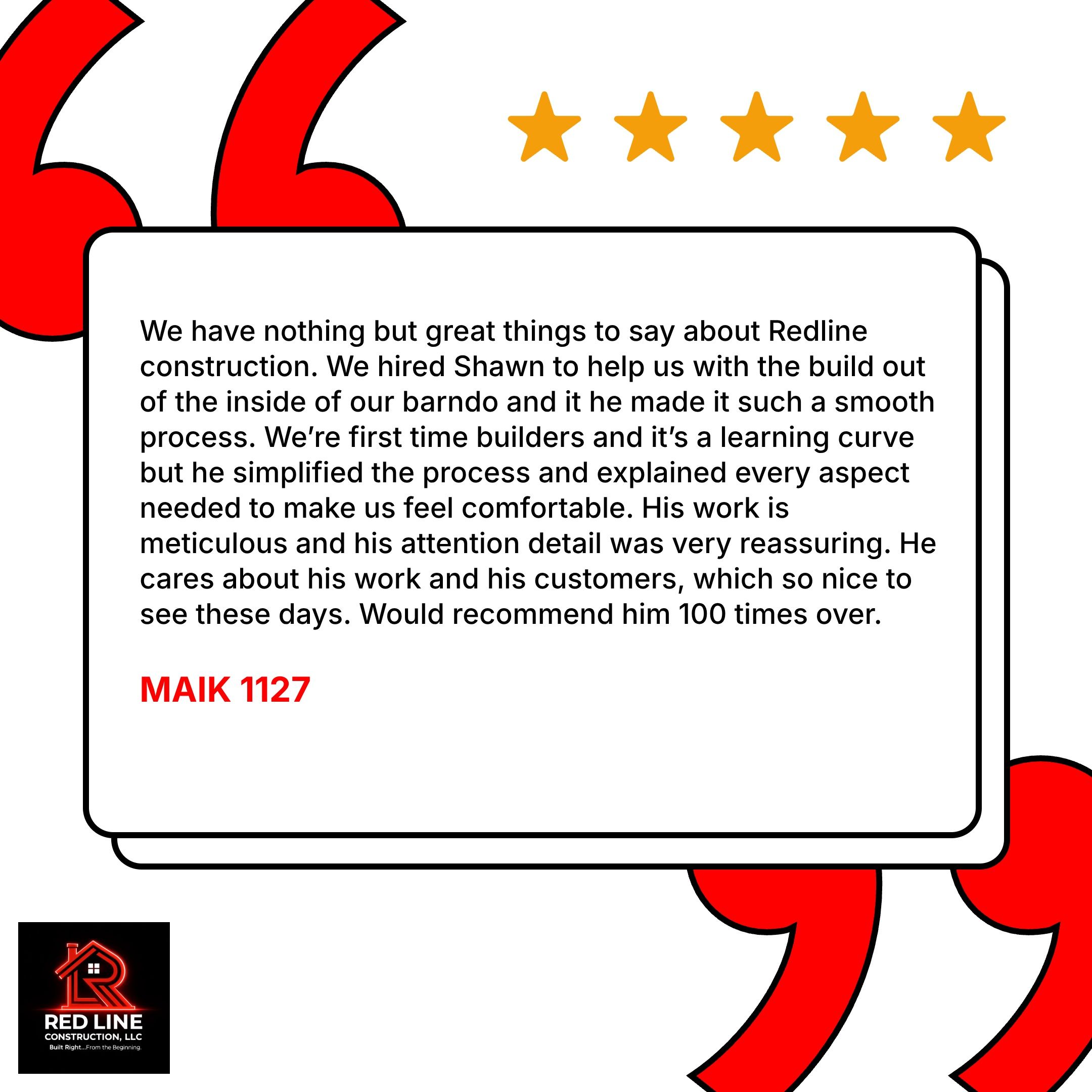  for Red Line Construction in Baldwin County,  AL