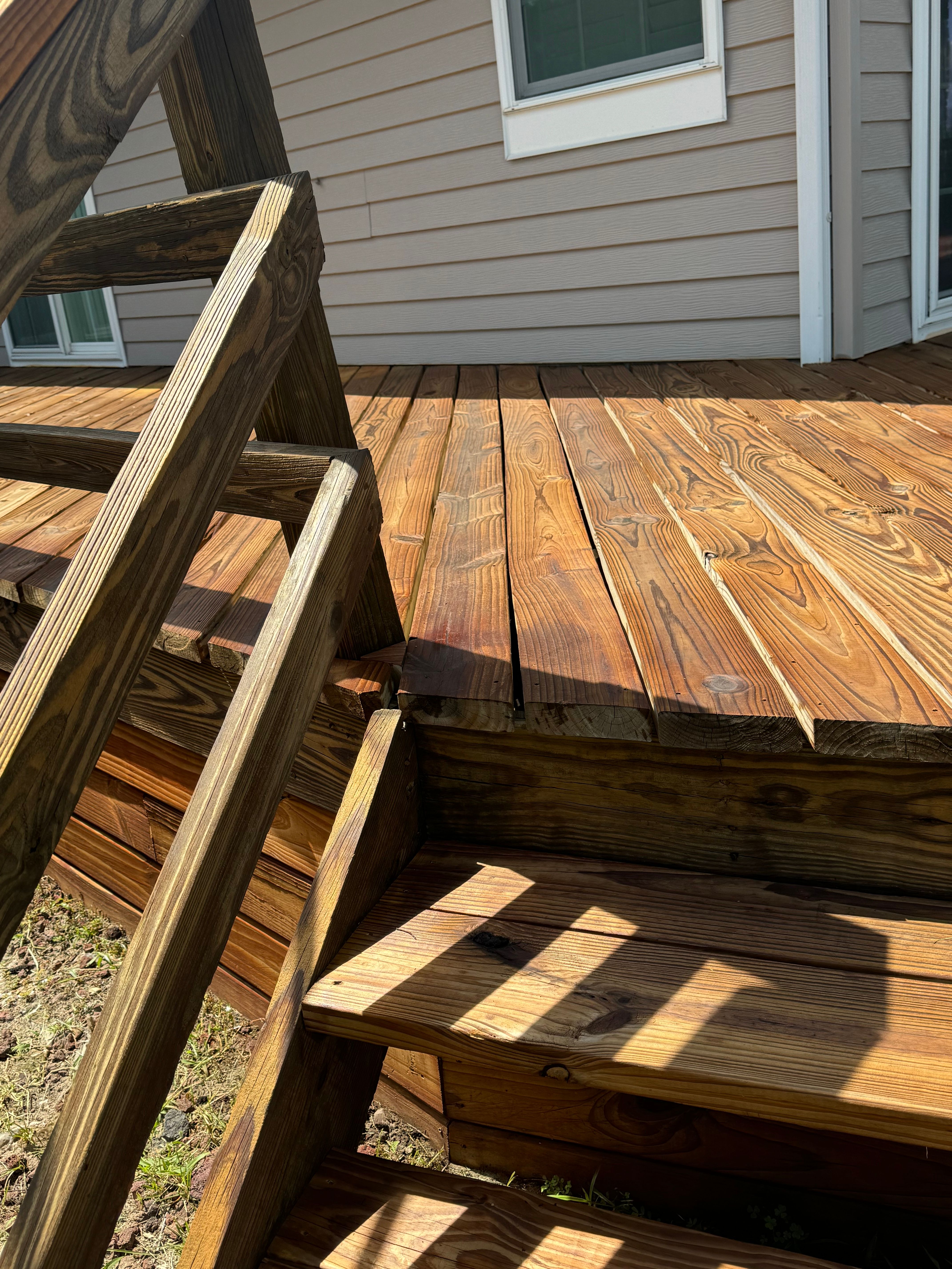 Staining for Risner Construction in De Motte, IN