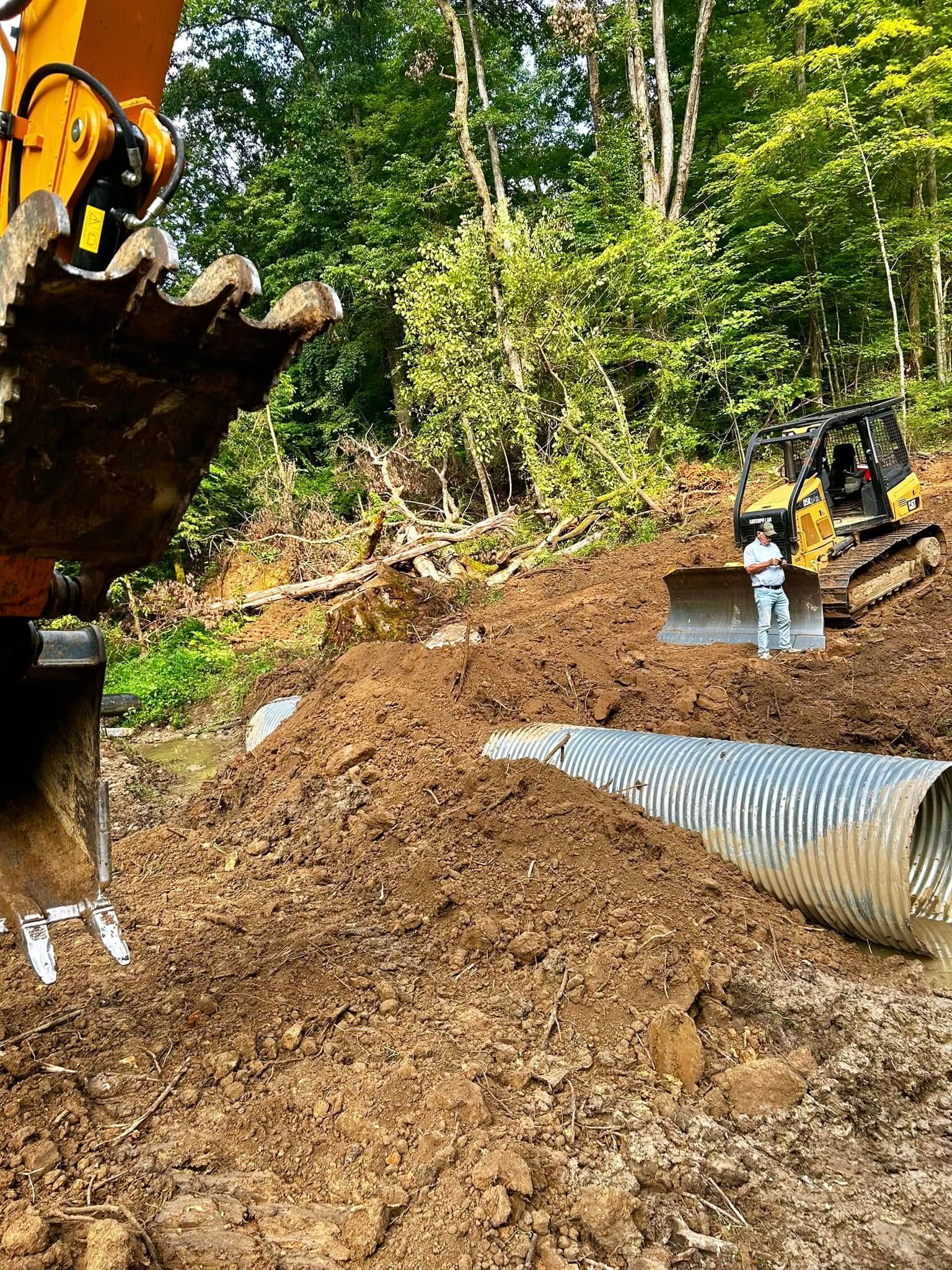 Excavating for Louisville Earth Movers in Crestwood, KY