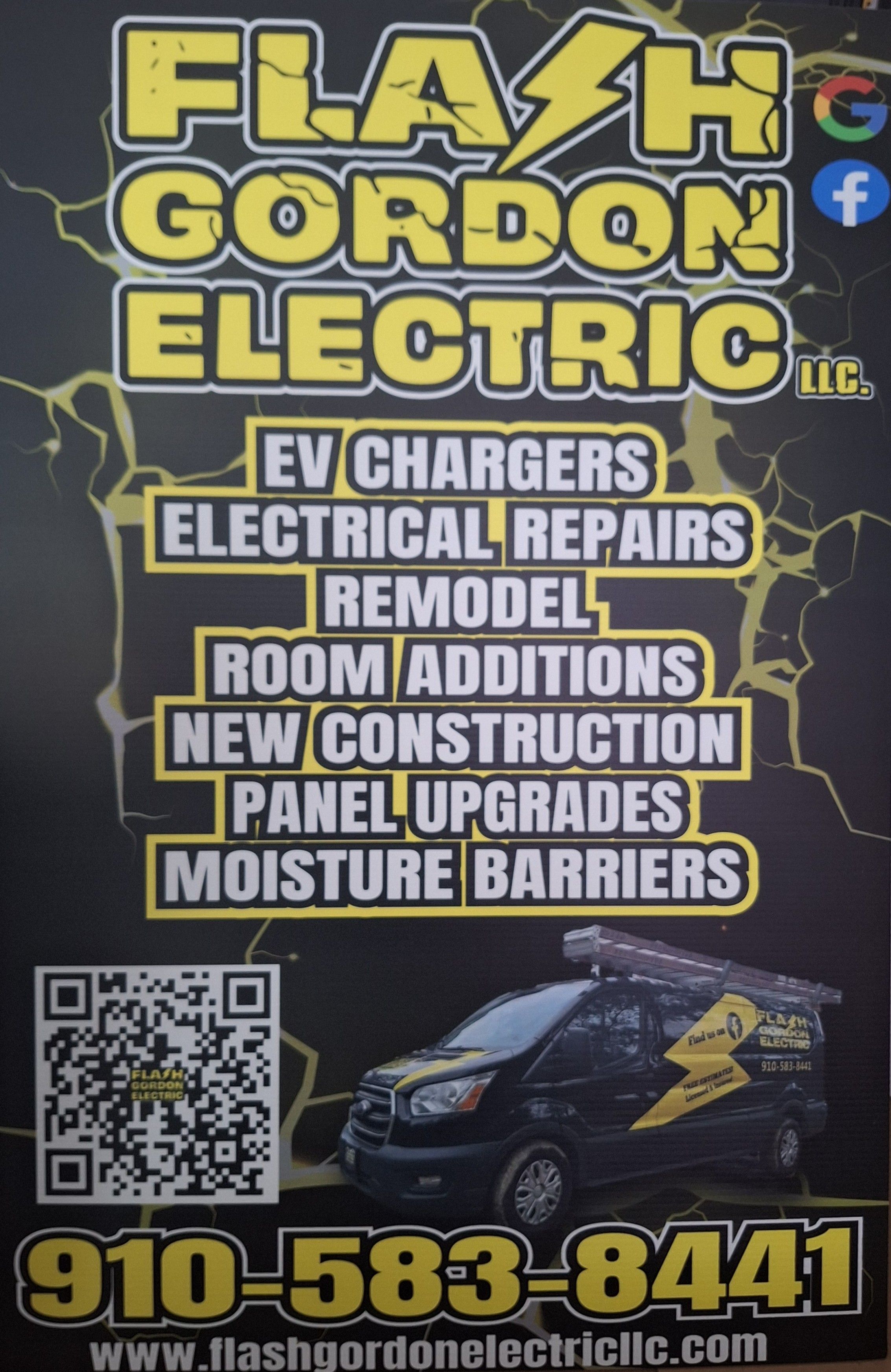  for Flash Gordon Electric LLC in Hope Mills, NC