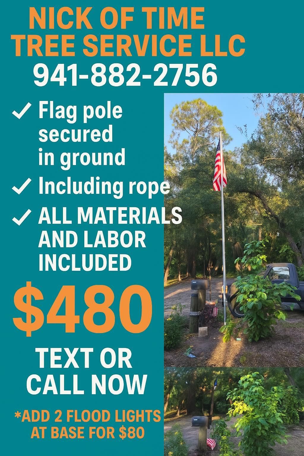  for Nick of Time Tree Service in North Port, FL