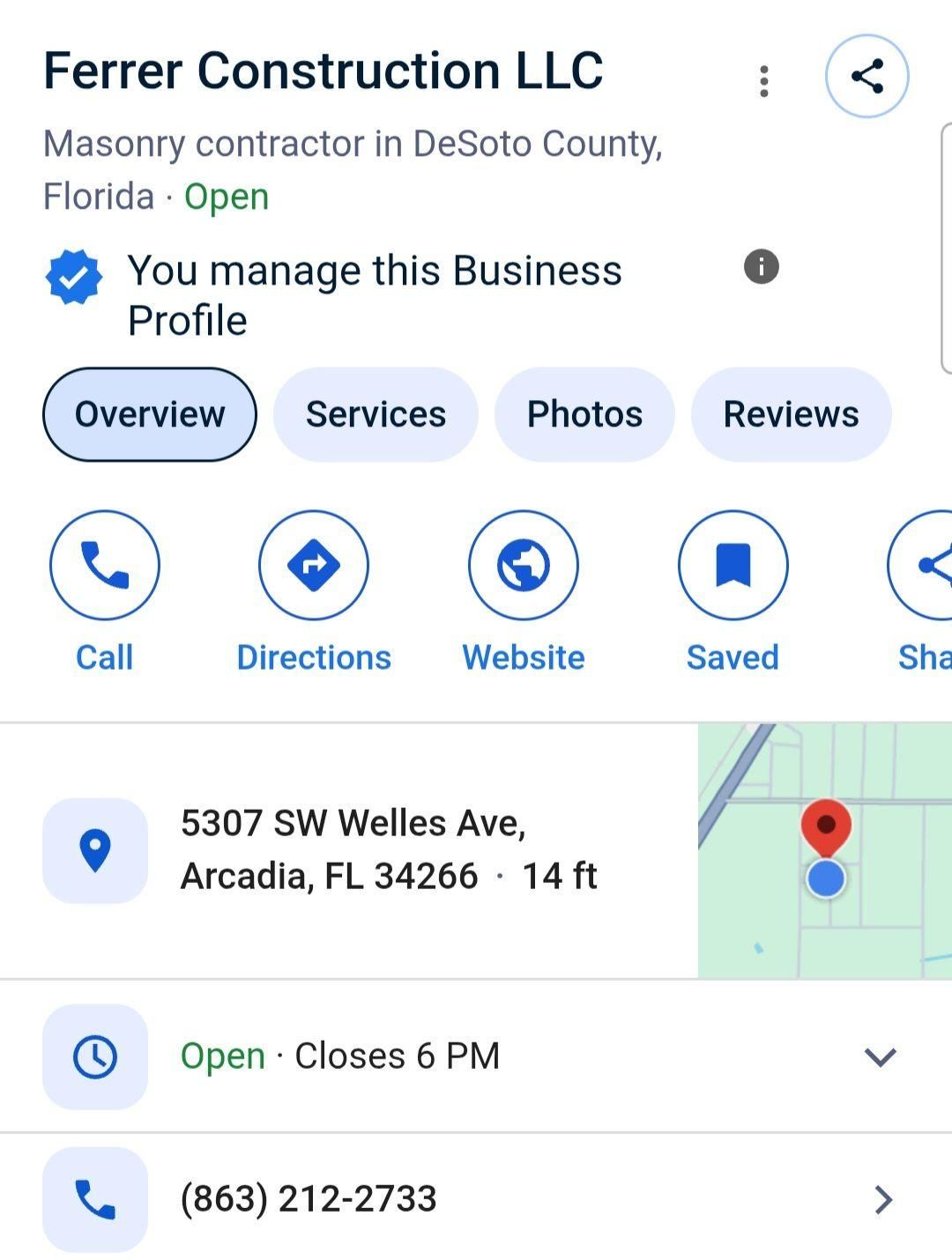 All Photos for Ferrer Construction in Arcadia, FL