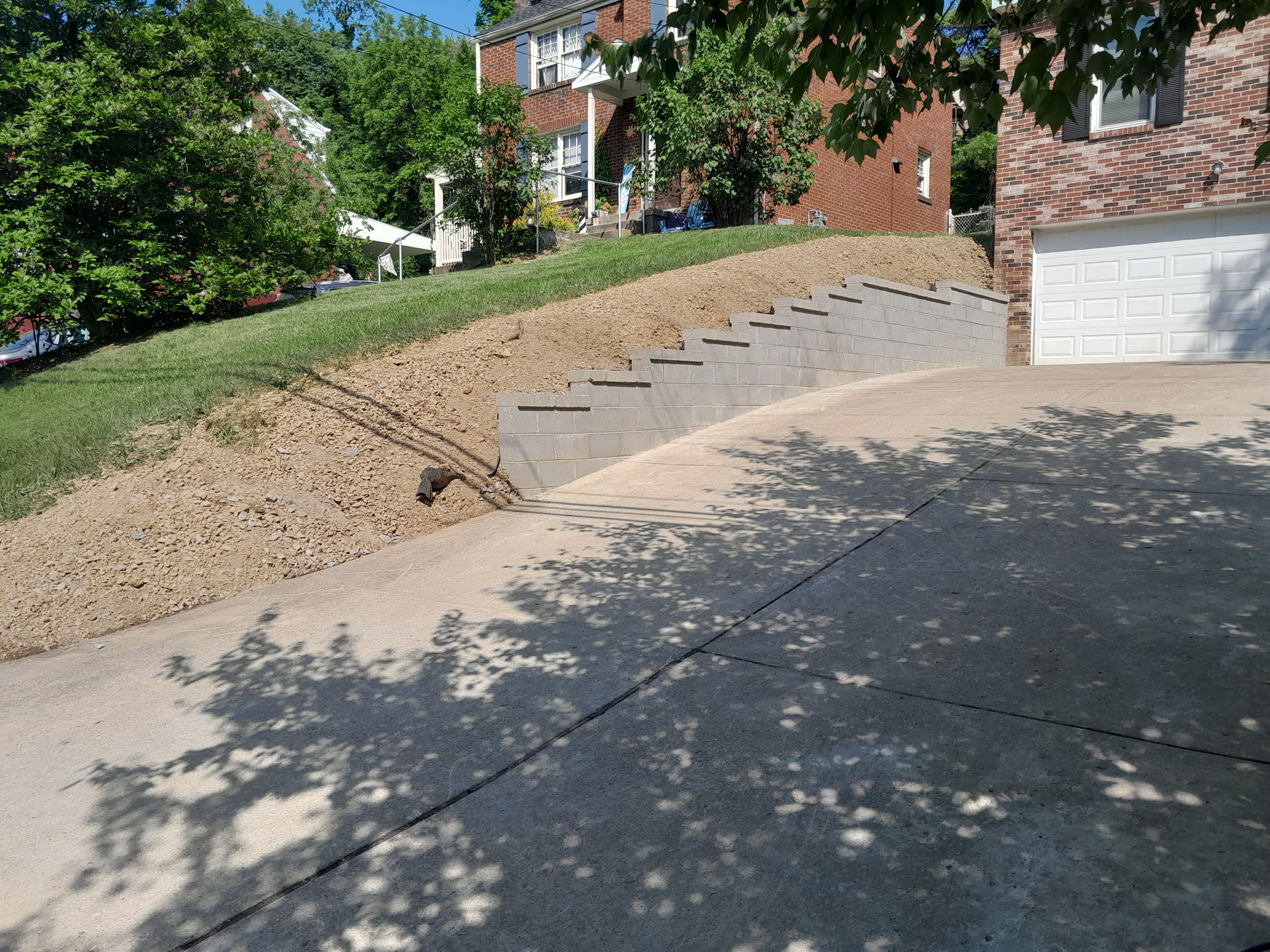 Retaining Wall  for Joseph Little Home Improvements in Pittsburgh, PA