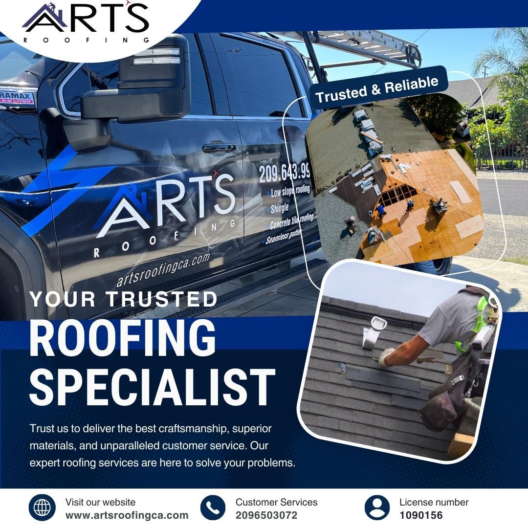  for Art’s Roofing Inc in Stockton, CA