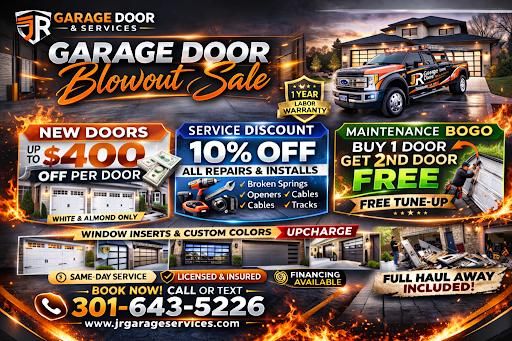  for JR Garage Door and Services in Charles County, MD