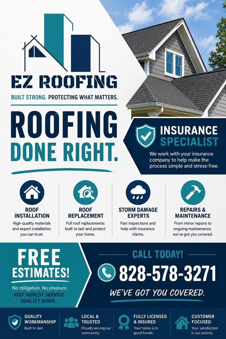  for EZ Roofing and Construction Solutions in Caldwell County, NC