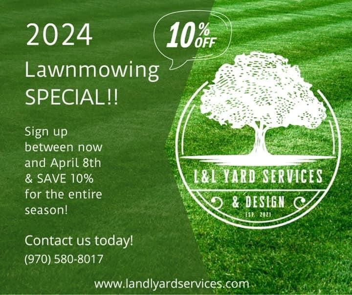 Custom Design for L & L Yard Services in Weatherford,  TX