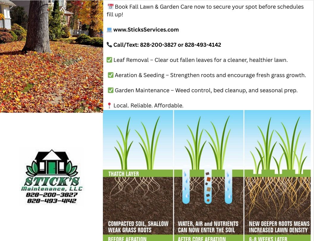  for Stick’s Paint & Garden Maintenance in Morganton, NC