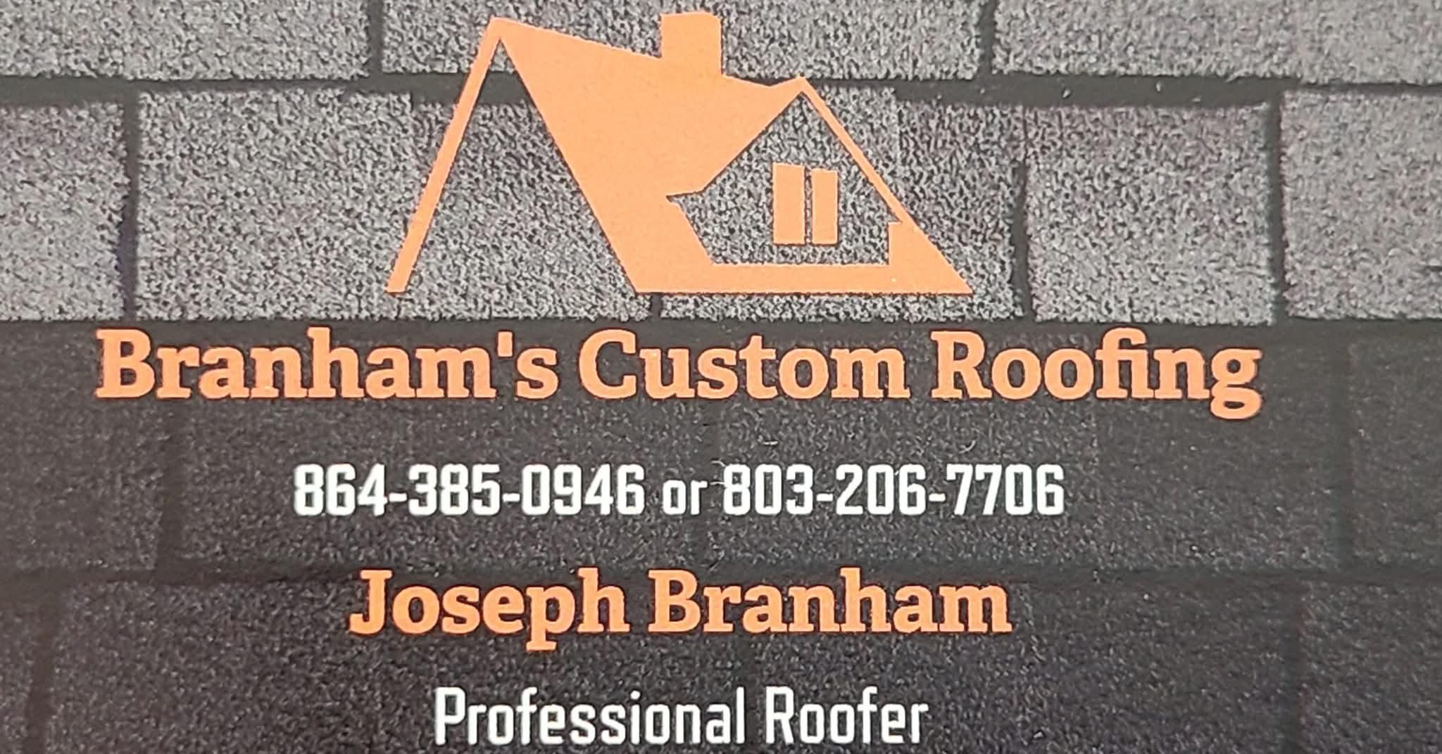 for Branham's Custom Roofing in Laurens, SC