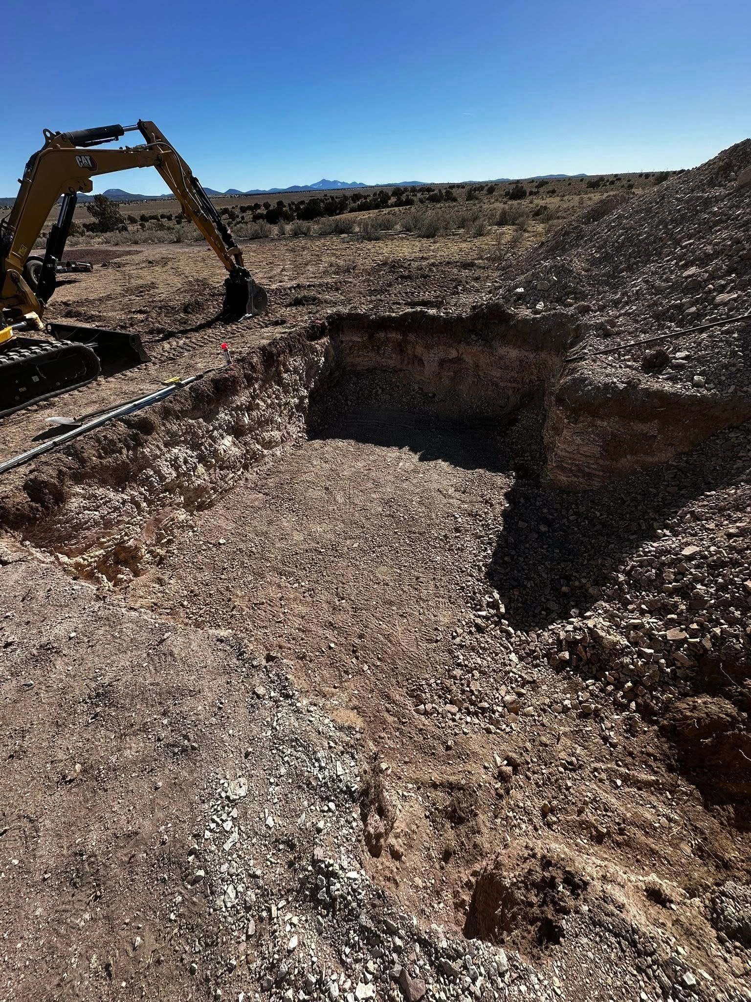Excavating for S&D Excavations in Ash Fork, AZ