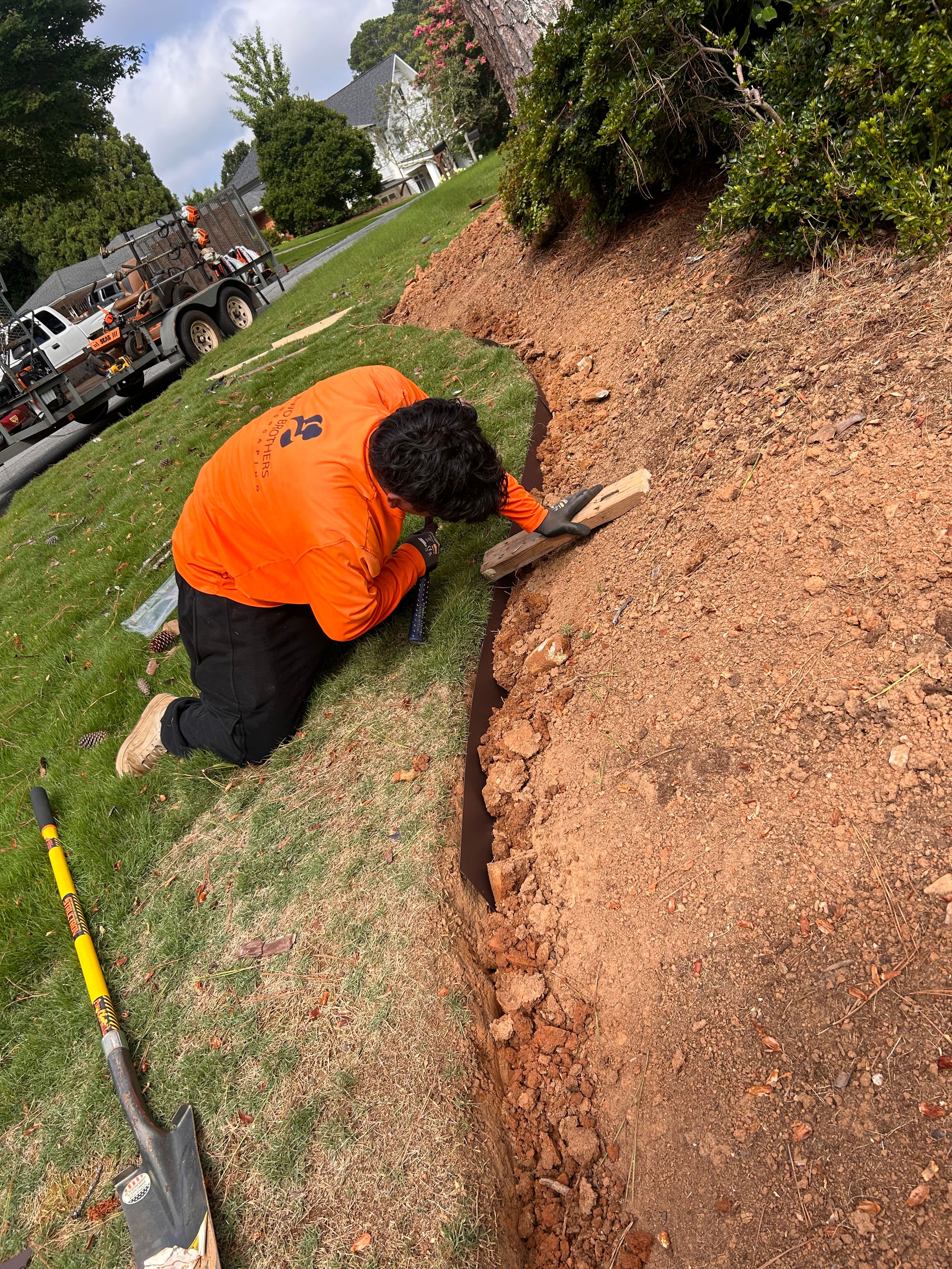 Fall and Spring Clean Up for Two Brothers Landscaping in Atlanta, Georgia