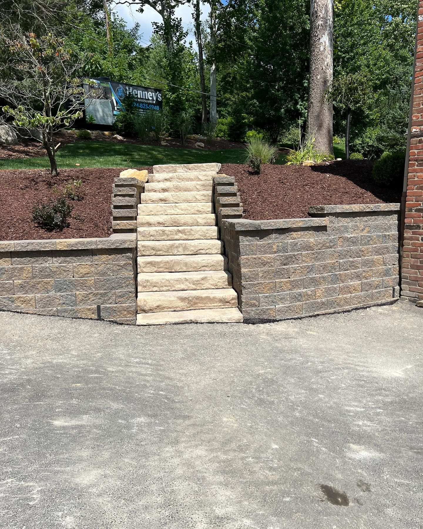  for Henney’s Custom Hardscapes in Canonsburg, PA