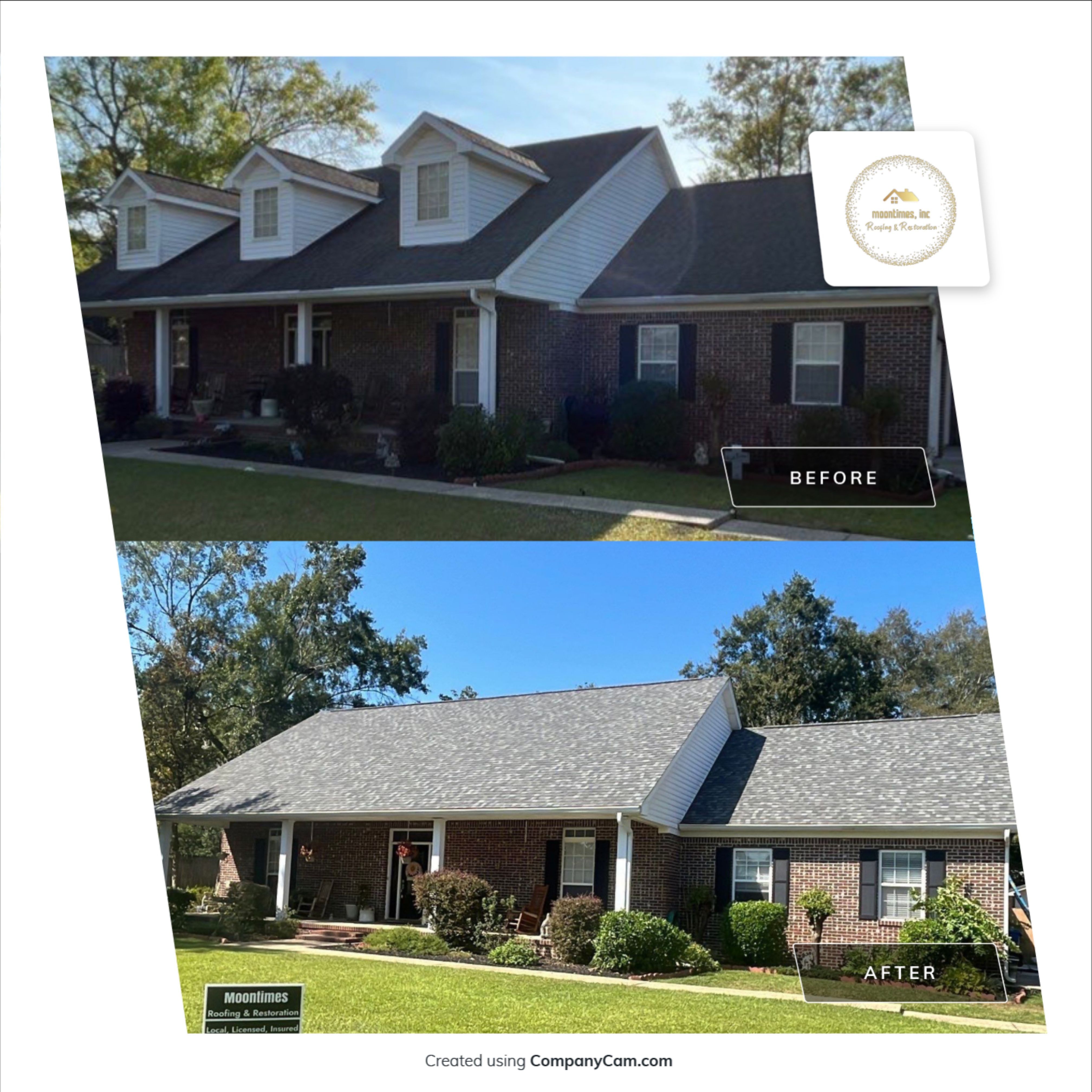  for Moontimes Roofing & Restoration in Biloxi, MS