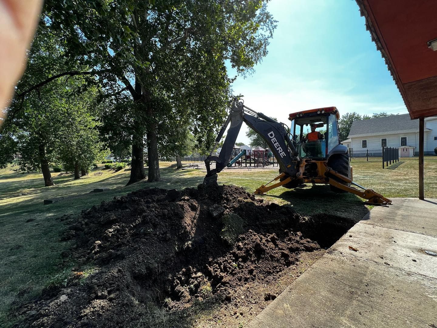 Excavating for PATCO Underground in Canton, MO