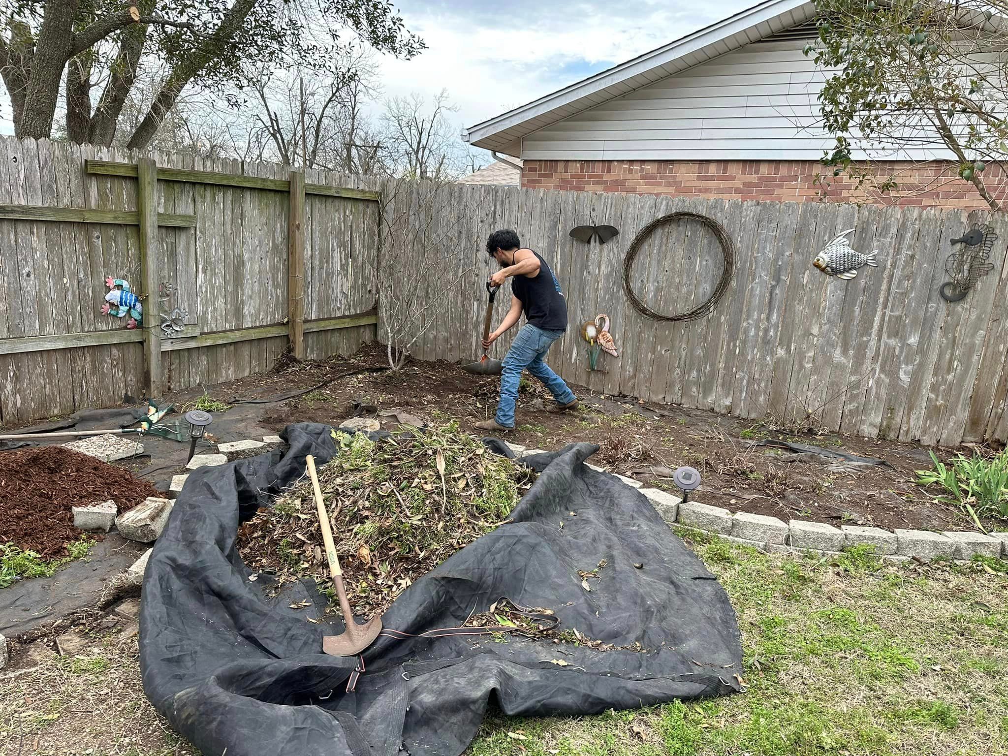 Mowing for Allen Lawn Care in Taylor, Texas