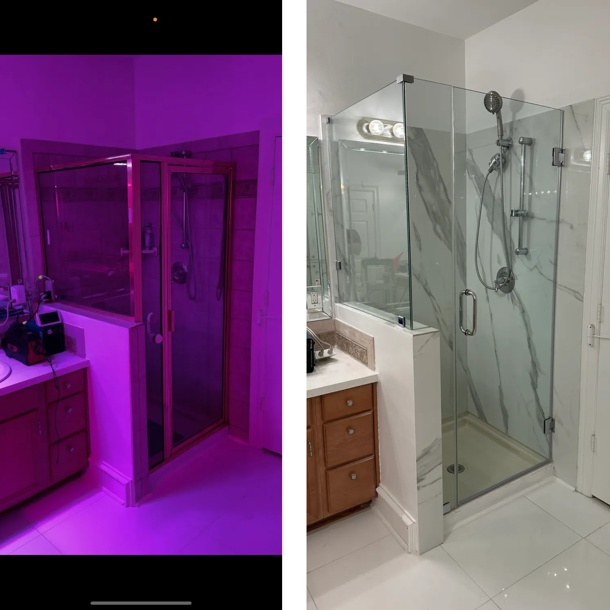 Before & After for Luxurious Construction in Houston, TX