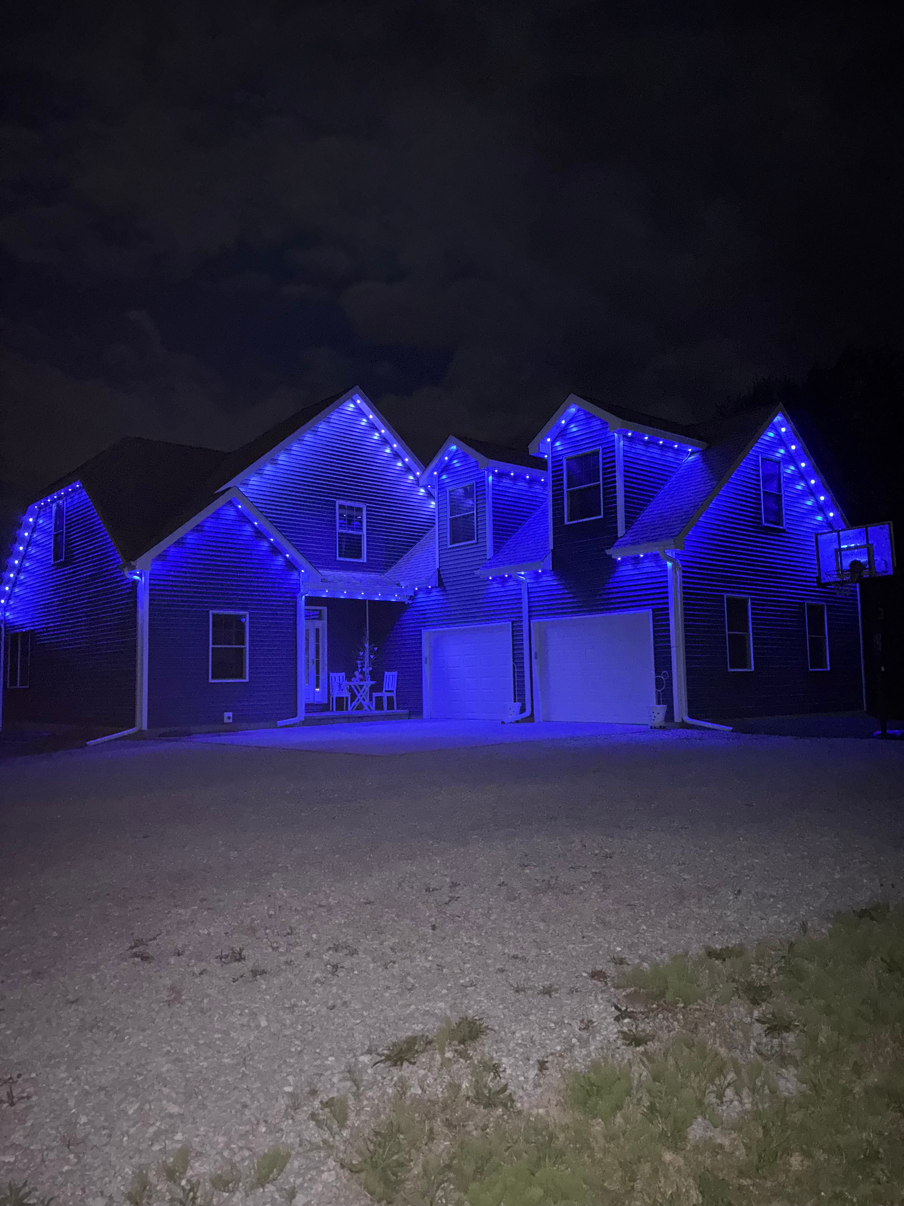 Outdoor Lighting for Risner Construction in De Motte, IN