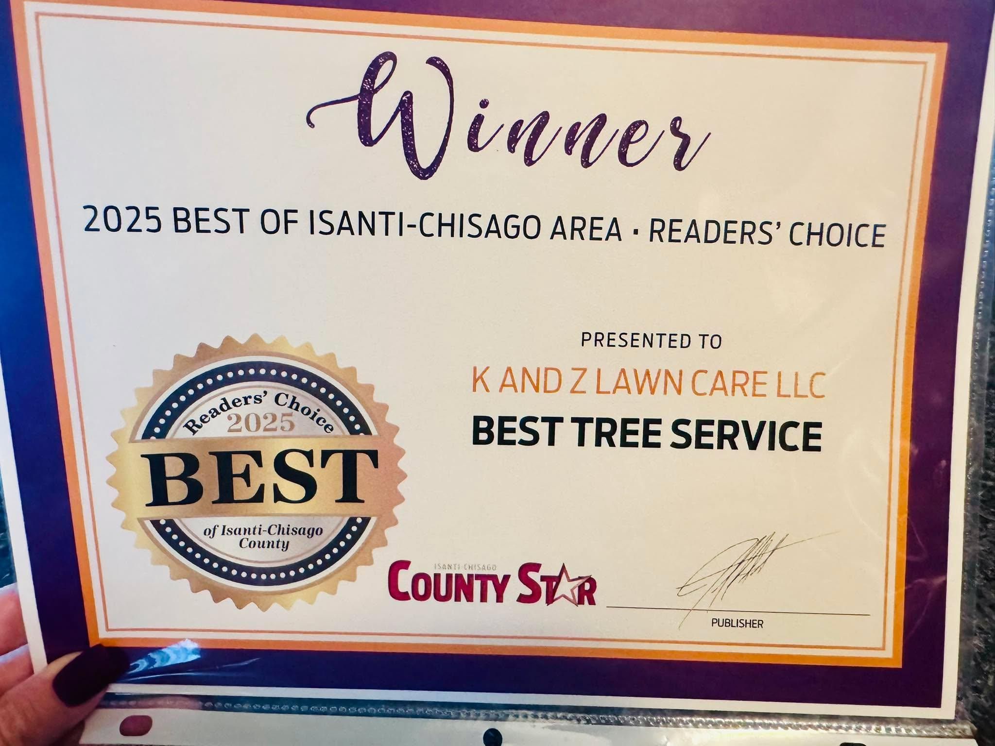 All Photos for K and Z Tree Care in Isanti County, MN