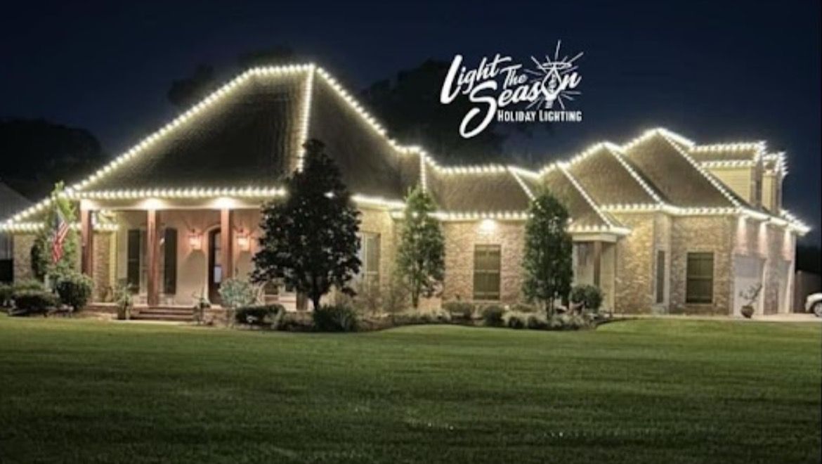 Christmas Lights Installation for Light The Season in Lafayette Parish,  LA